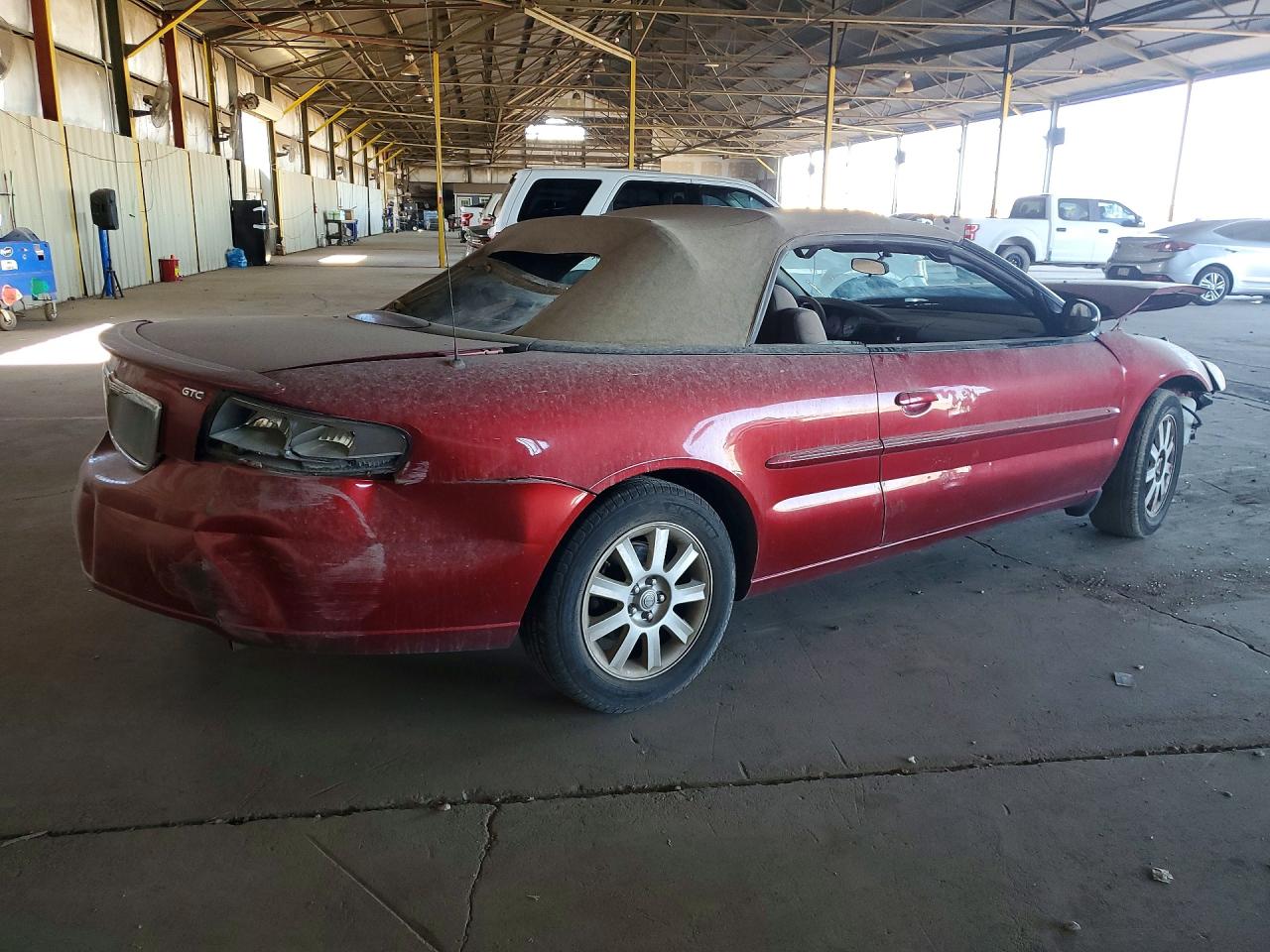 2004 Chrysler Sebring Gtc Red vin: 1C3EL75R14N269120