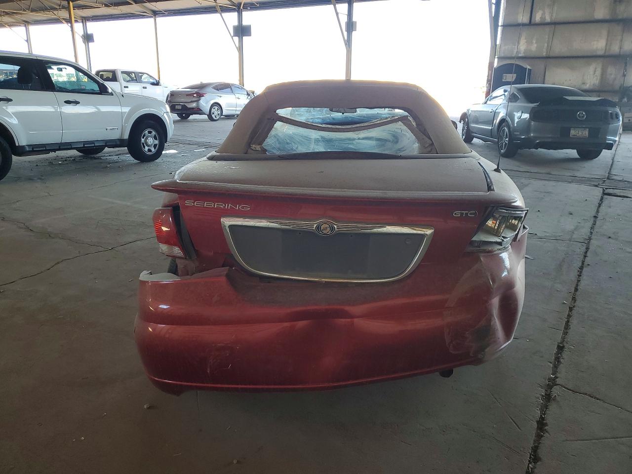 2004 Chrysler Sebring Gtc Red vin: 1C3EL75R14N269120