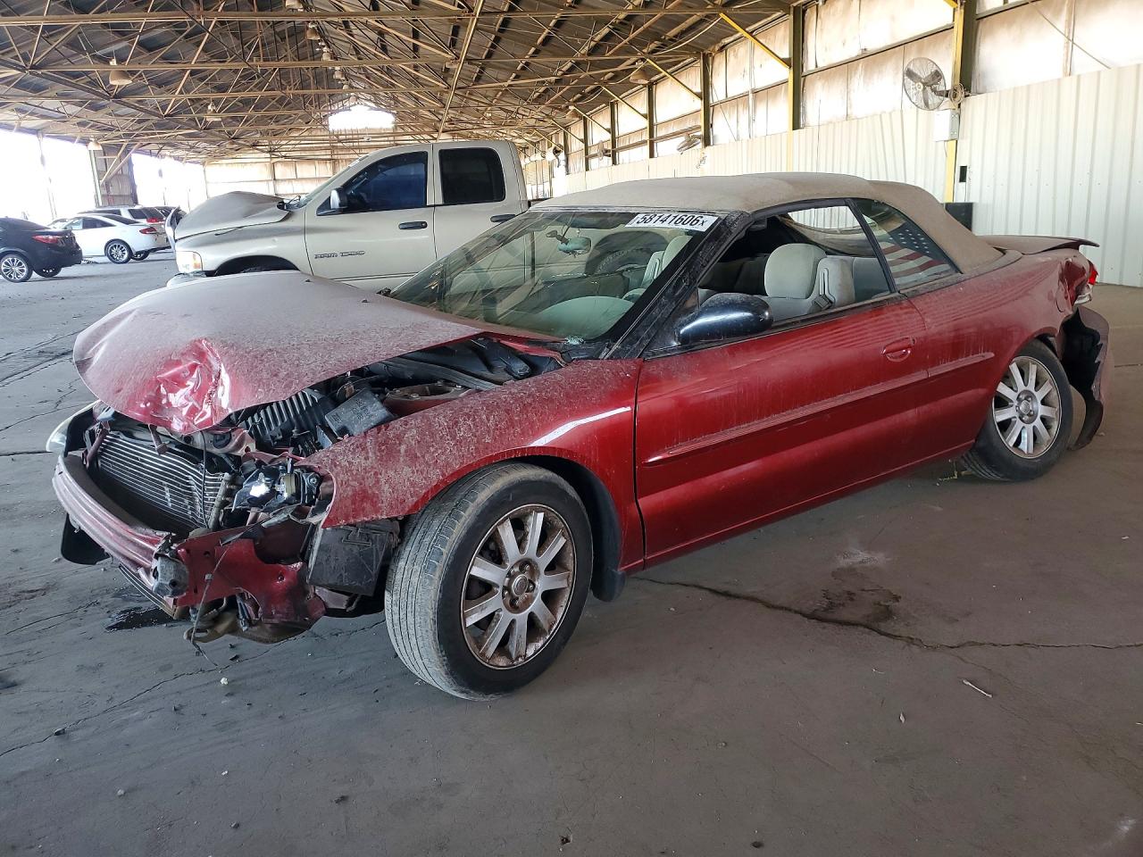 2004 Chrysler Sebring Gtc Red vin: 1C3EL75R14N269120