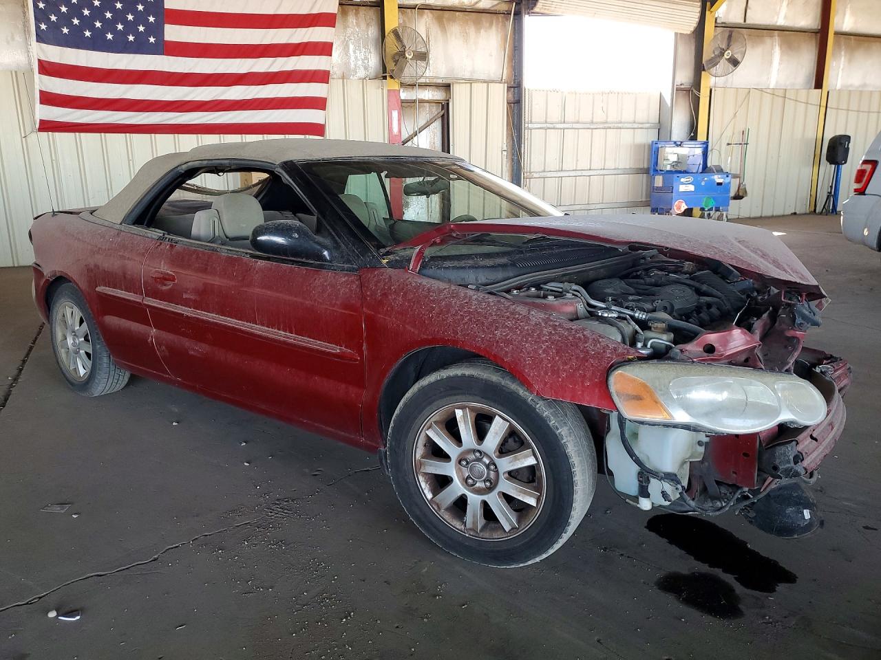 2004 Chrysler Sebring Gtc Red vin: 1C3EL75R14N269120