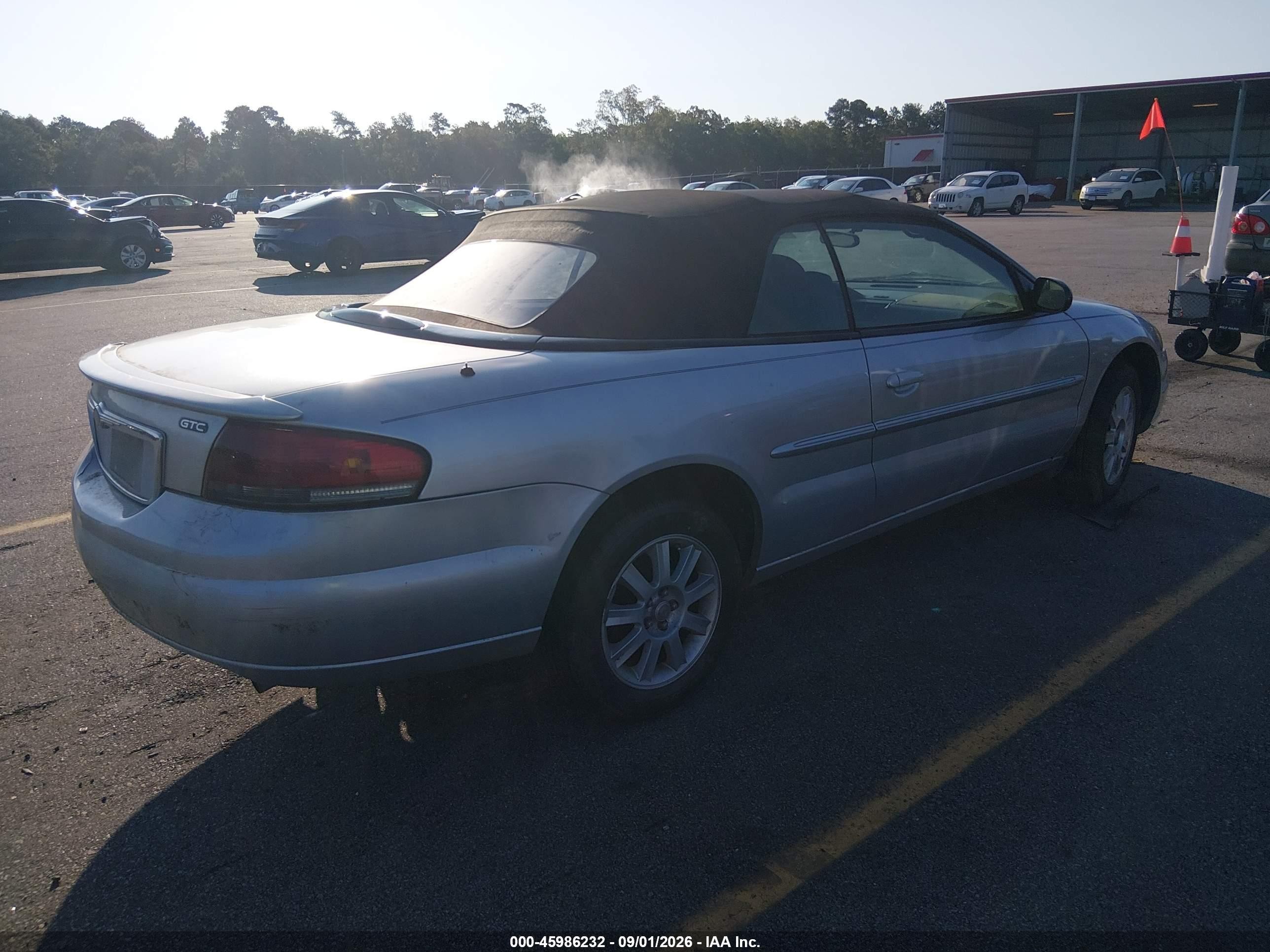 2006 Chrysler Sebring Gtc Серебряный vin: 1C3EL75R16N136215