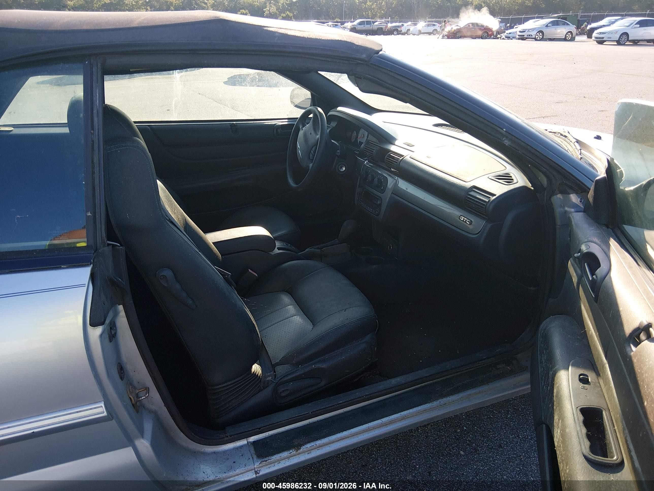 2006 Chrysler Sebring Gtc Серебряный vin: 1C3EL75R16N136215