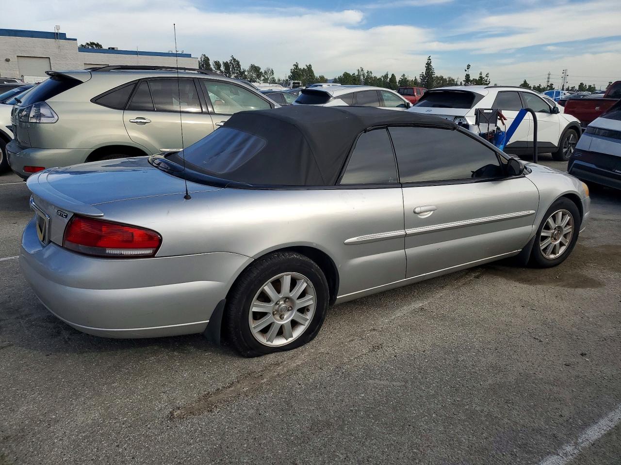 2004 Chrysler Sebring Gtc Silver vin: 1C3EL75R44N338270
