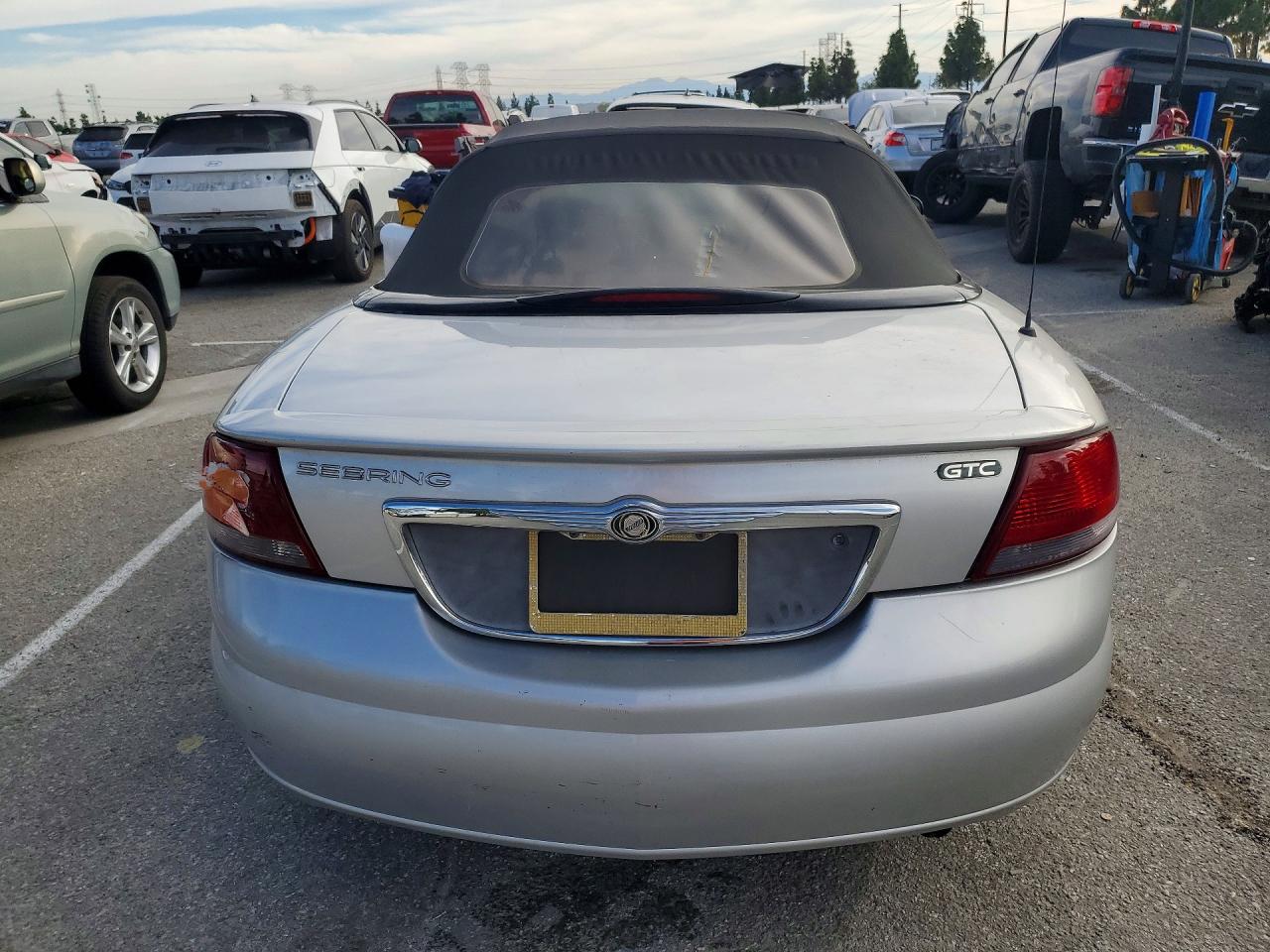 2004 Chrysler Sebring Gtc Silver vin: 1C3EL75R44N338270