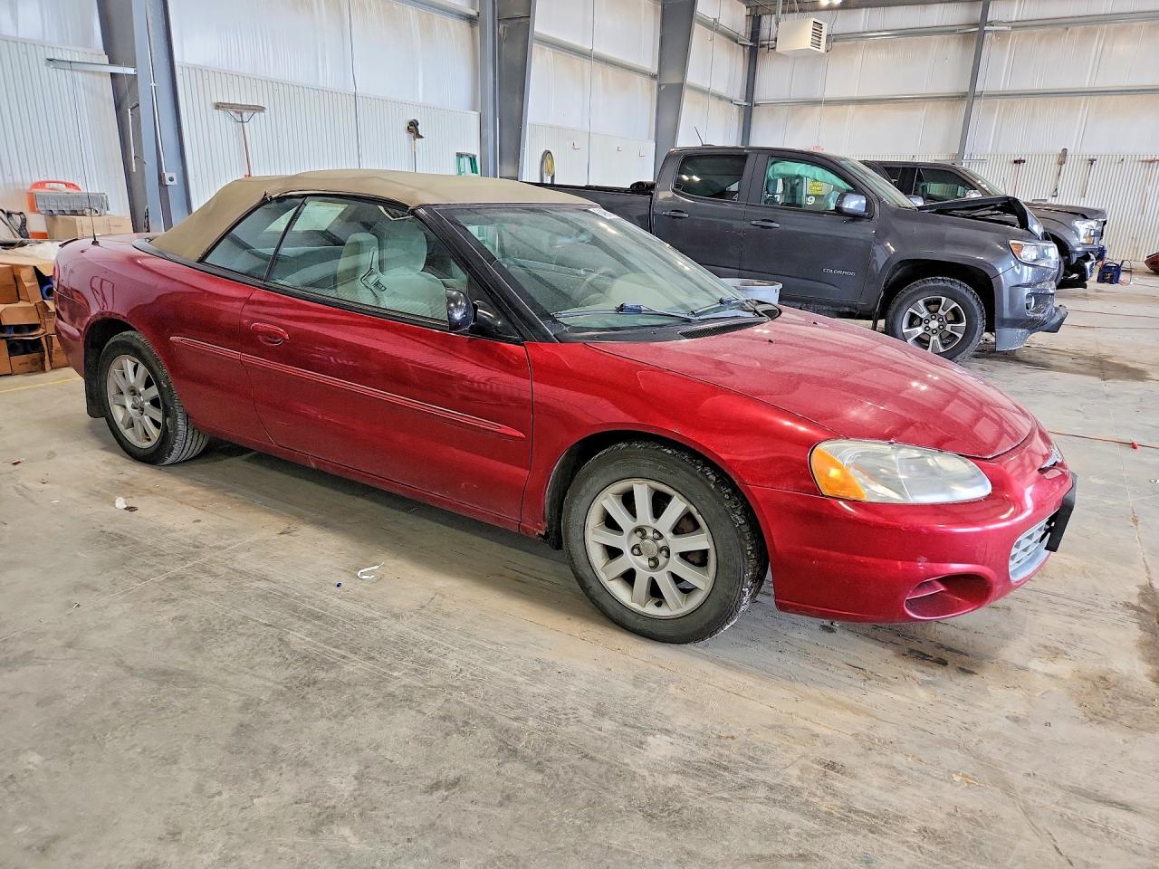 2002 Chrysler Sebring Gtc Red vin: 1C3EL75R62N240466
