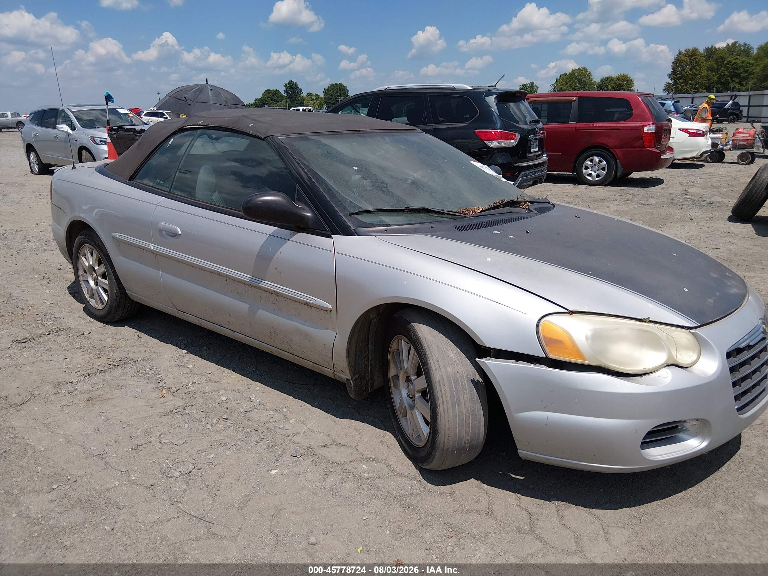 2005 Chrysler Sebring Gtc Silver vin: 1C3EL75R75N660676