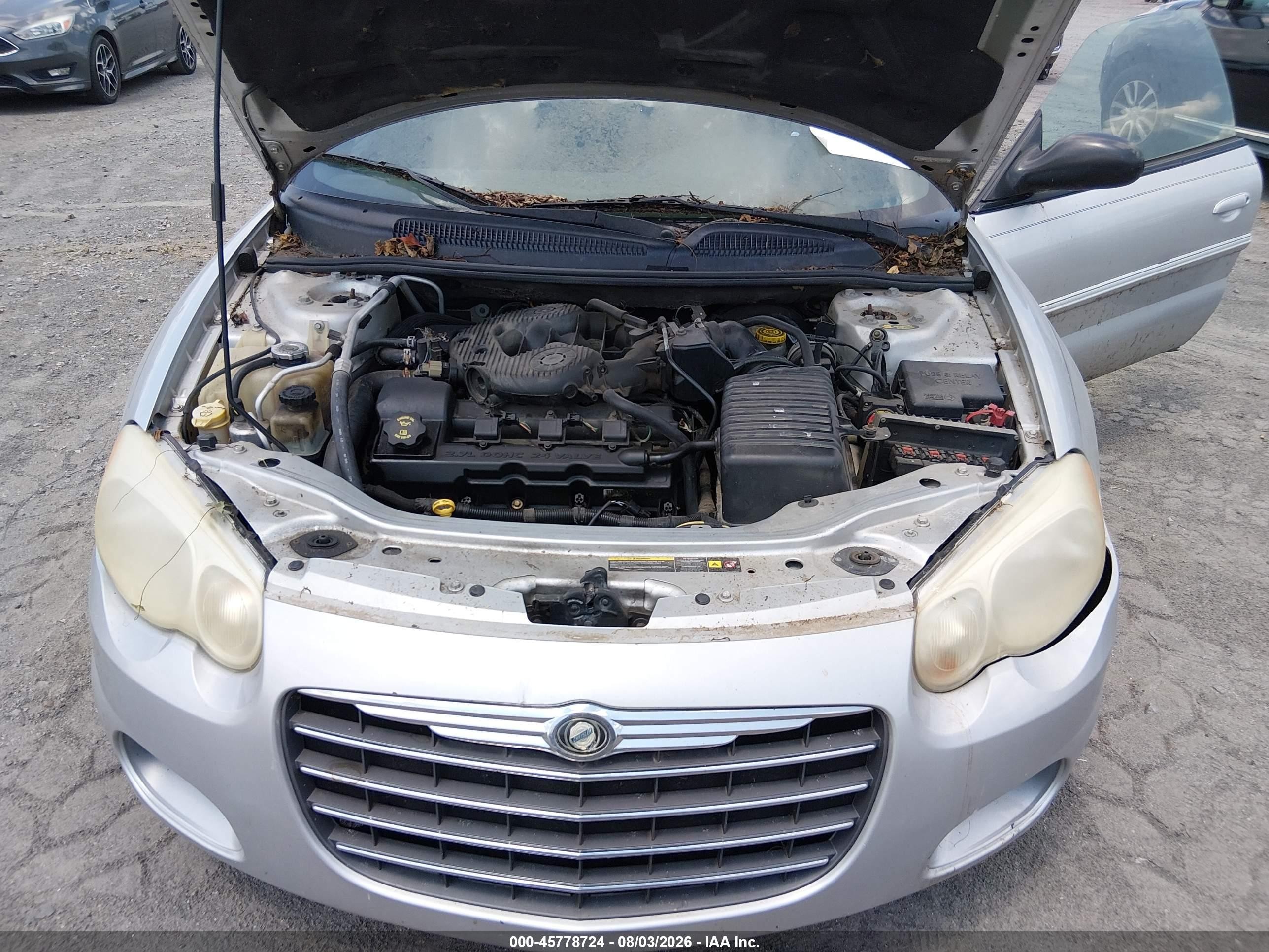 2005 Chrysler Sebring Gtc Silver vin: 1C3EL75R75N660676