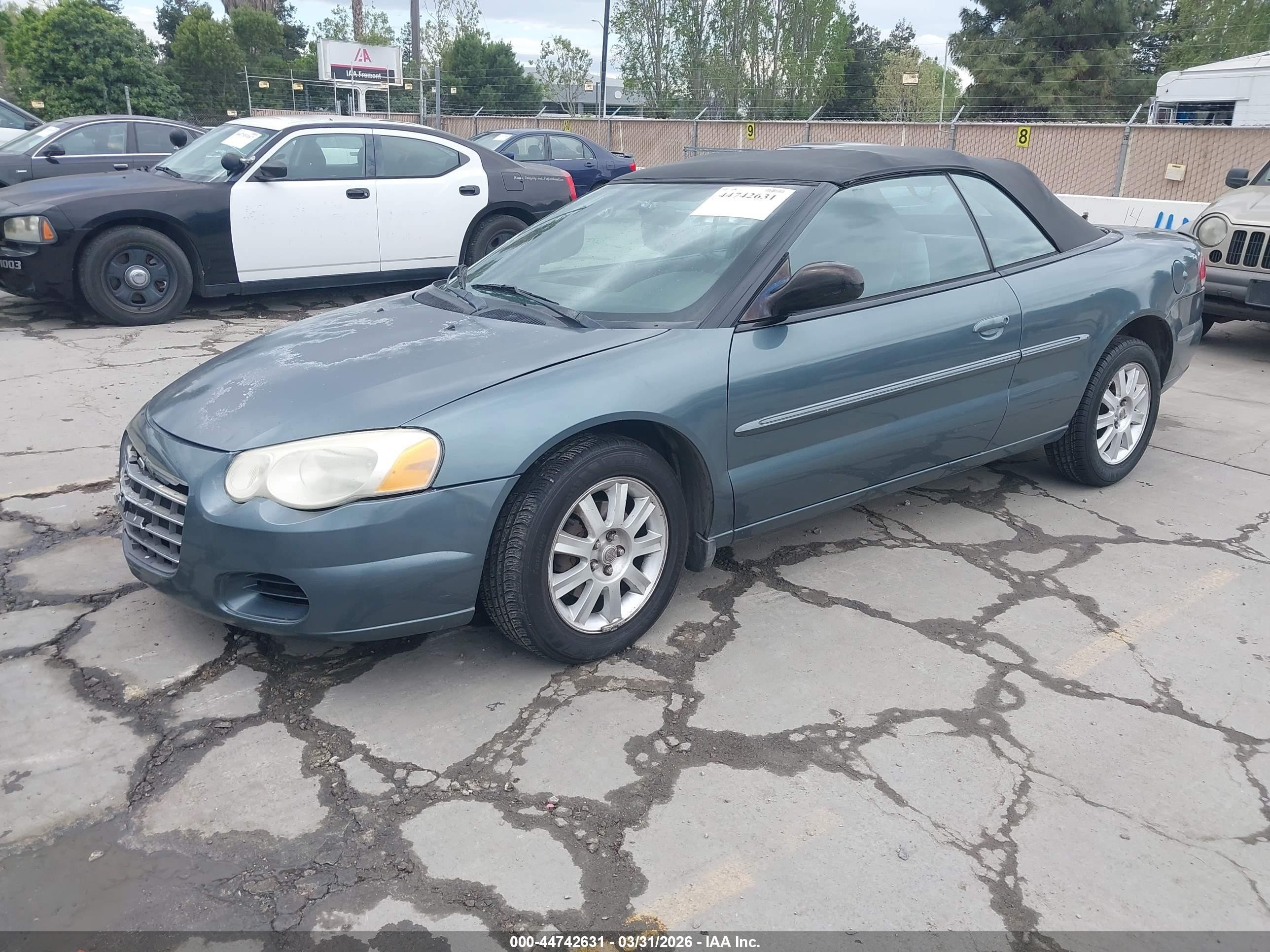 2006 Chrysler Sebring Gtc Light Blue vin: 1C3EL75R76N283137
