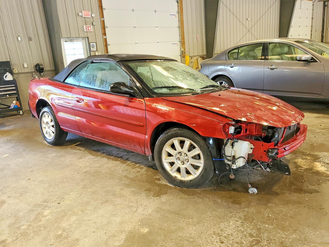 2006 Chrysler Sebring Gtc Red vin: 1C3EL75R96N136012