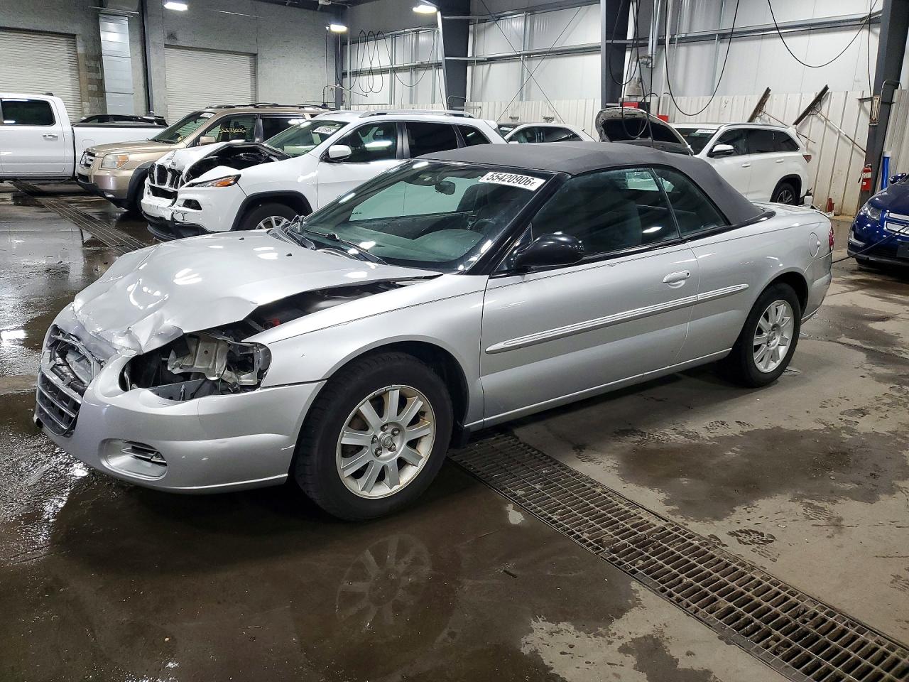 2006 Chrysler Sebring Gtc Silver vin: 1C3EL75RX6N258216