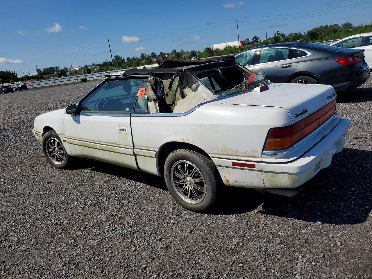 1994 Chrysler Lebaron Base White vin: 1C3EU4534RF261540