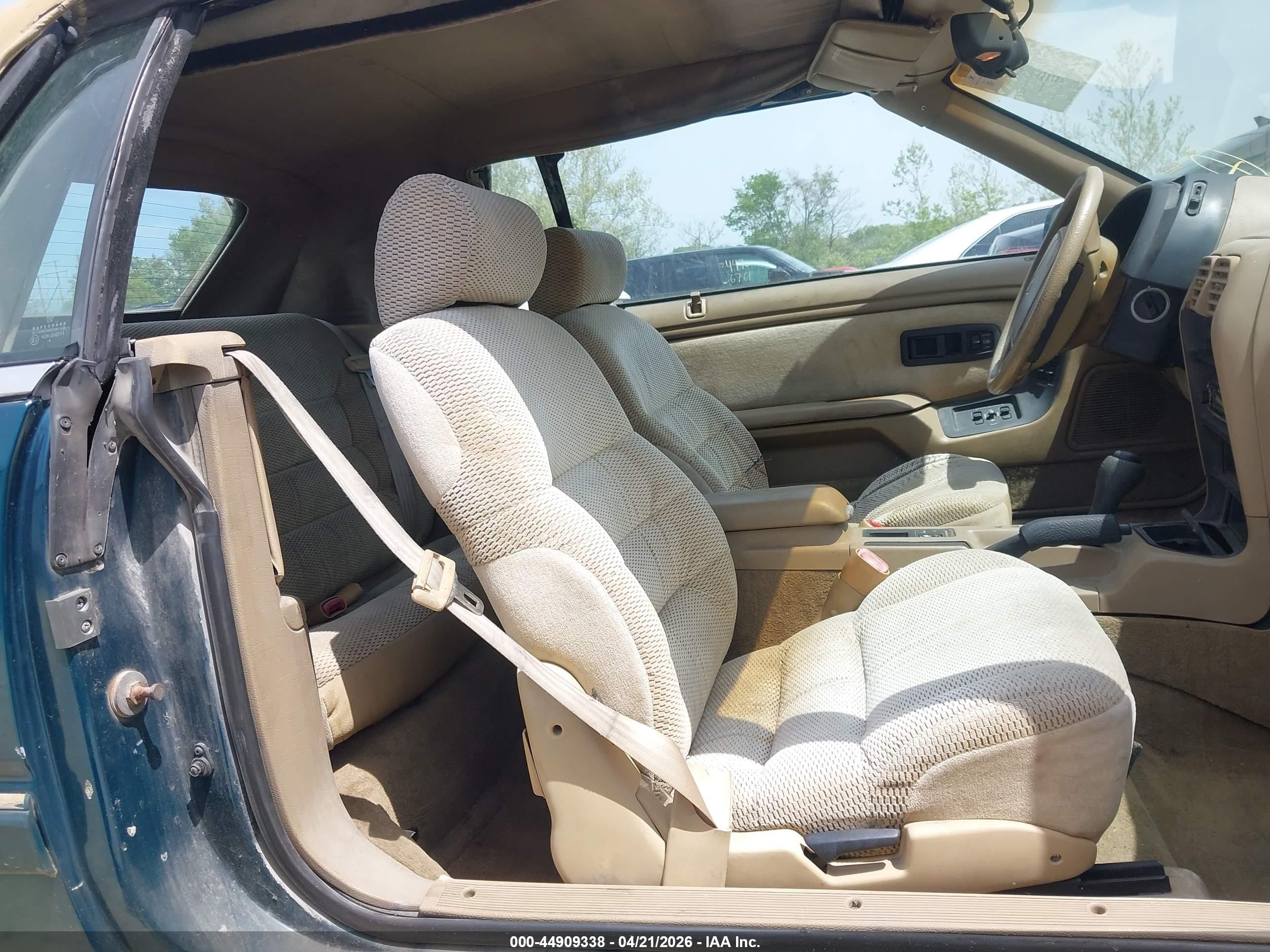 1995 Chrysler Lebaron Gtc Gray vin: 1C3EU4535SF678252
