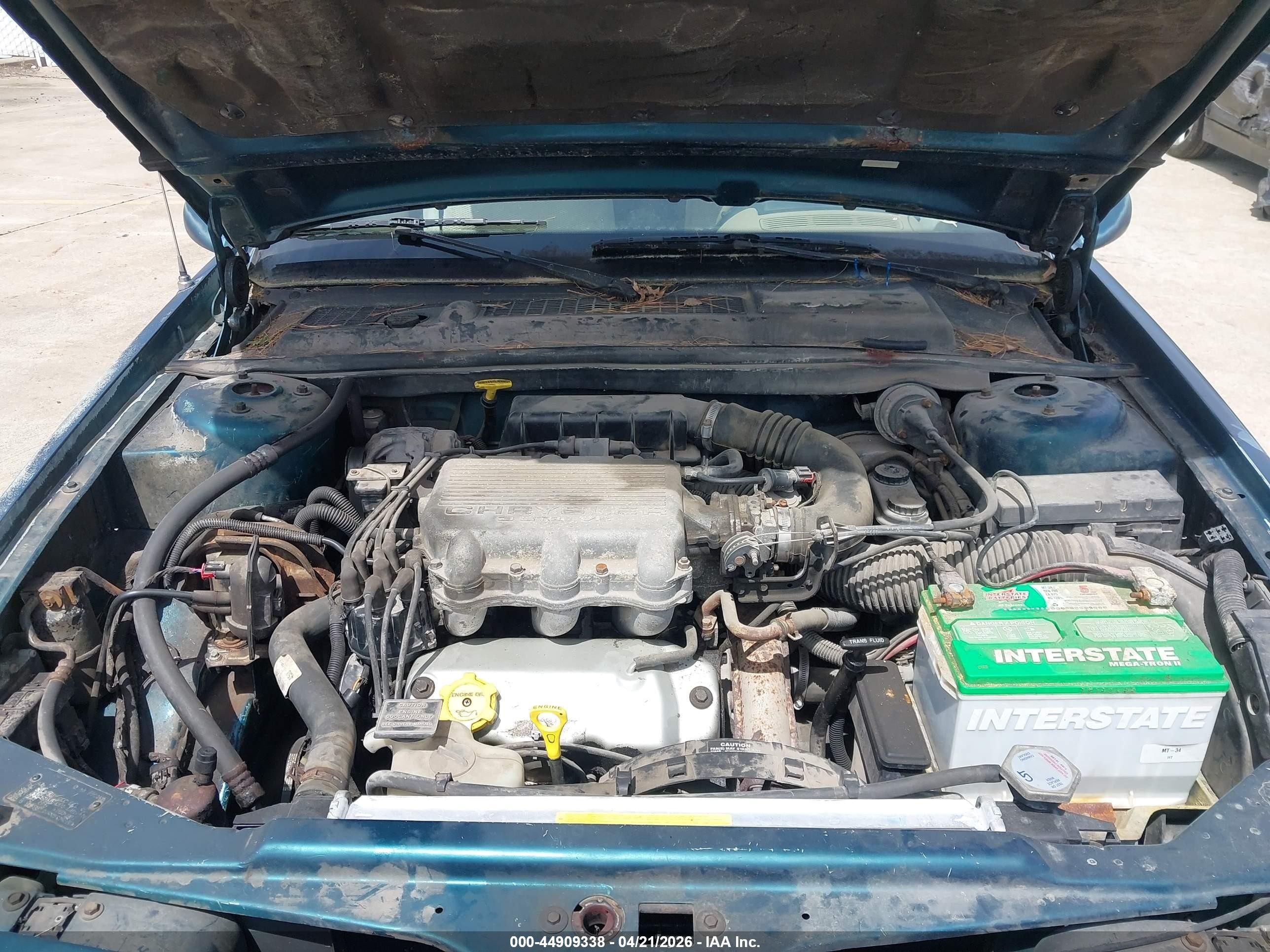 1995 Chrysler Lebaron Gtc Gray vin: 1C3EU4535SF678252