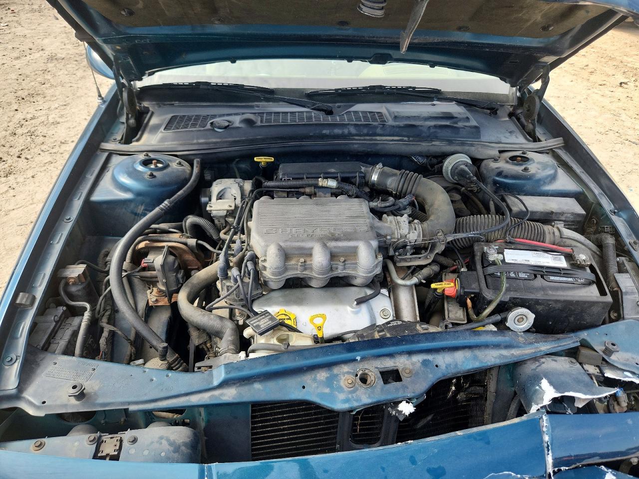1995 Chrysler Lebaron Gtc Blue vin: 1C3EU4537SF660755
