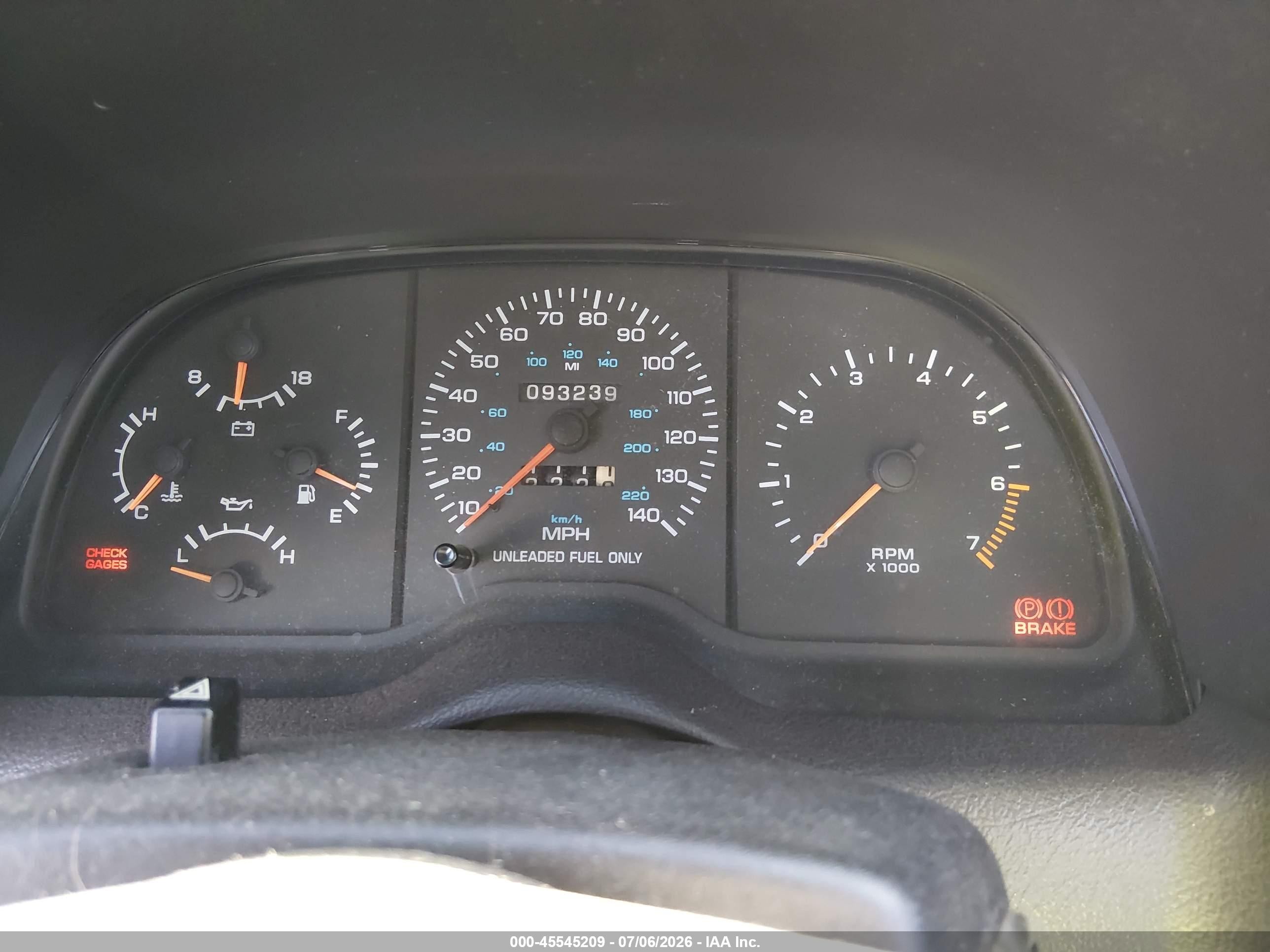 1994 Chrysler Lebaron Gtc/lx Red vin: 1C3EU4539RF154886