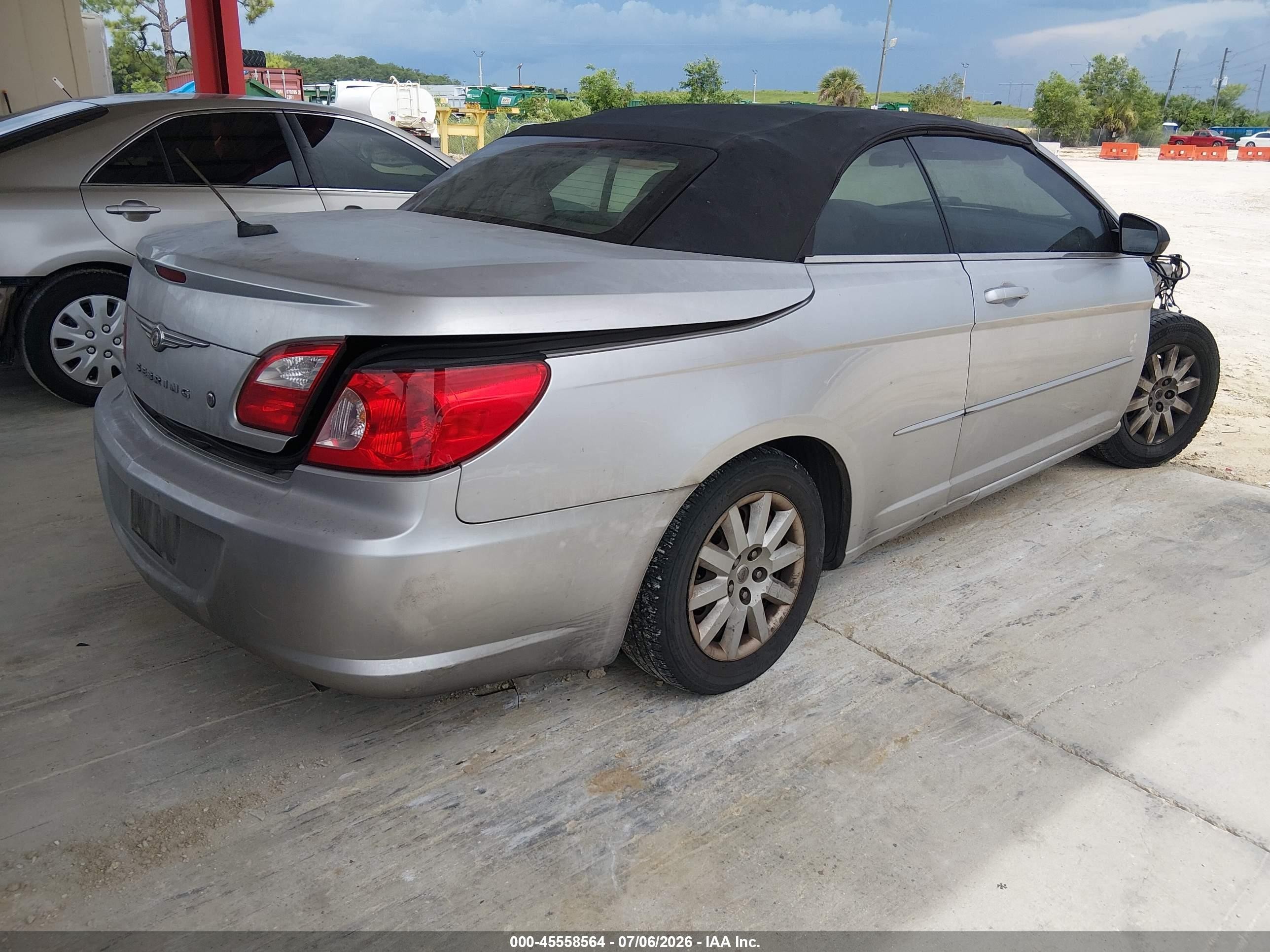 2008 Chrysler Sebring Lx Silver vin: 1C3LC45K08N209182