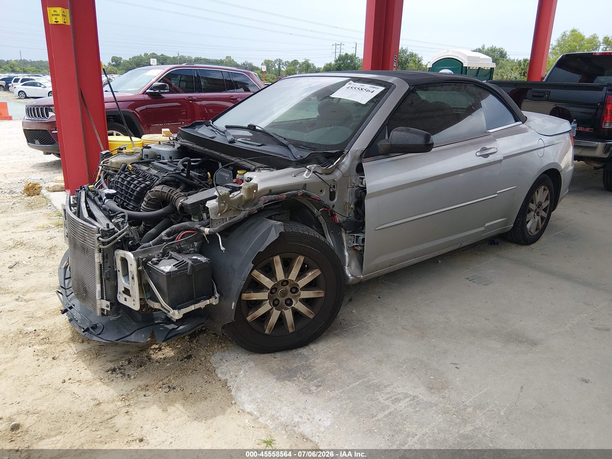 2008 Chrysler Sebring Lx Silver vin: 1C3LC45K08N209182