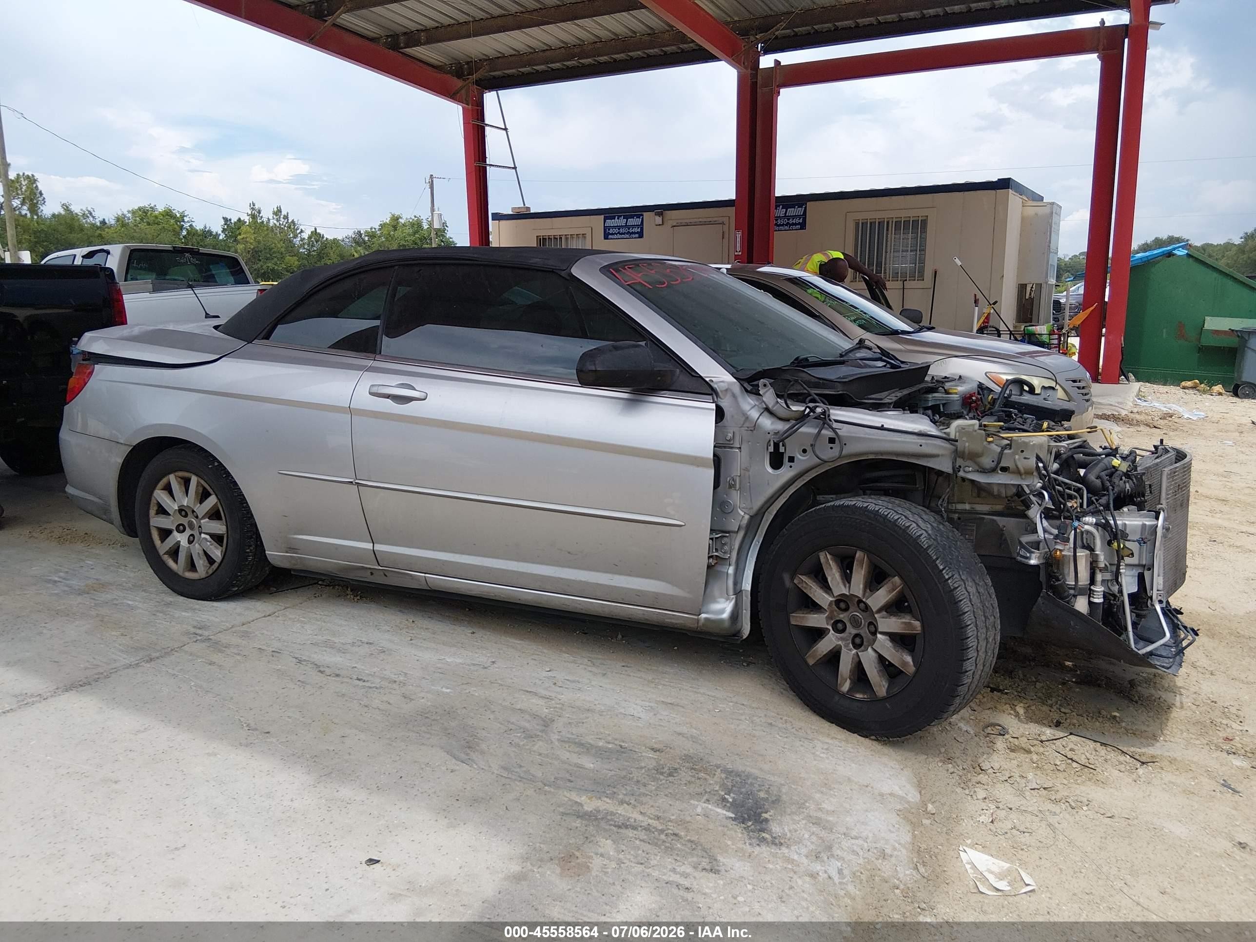 2008 Chrysler Sebring Lx Silver vin: 1C3LC45K08N209182