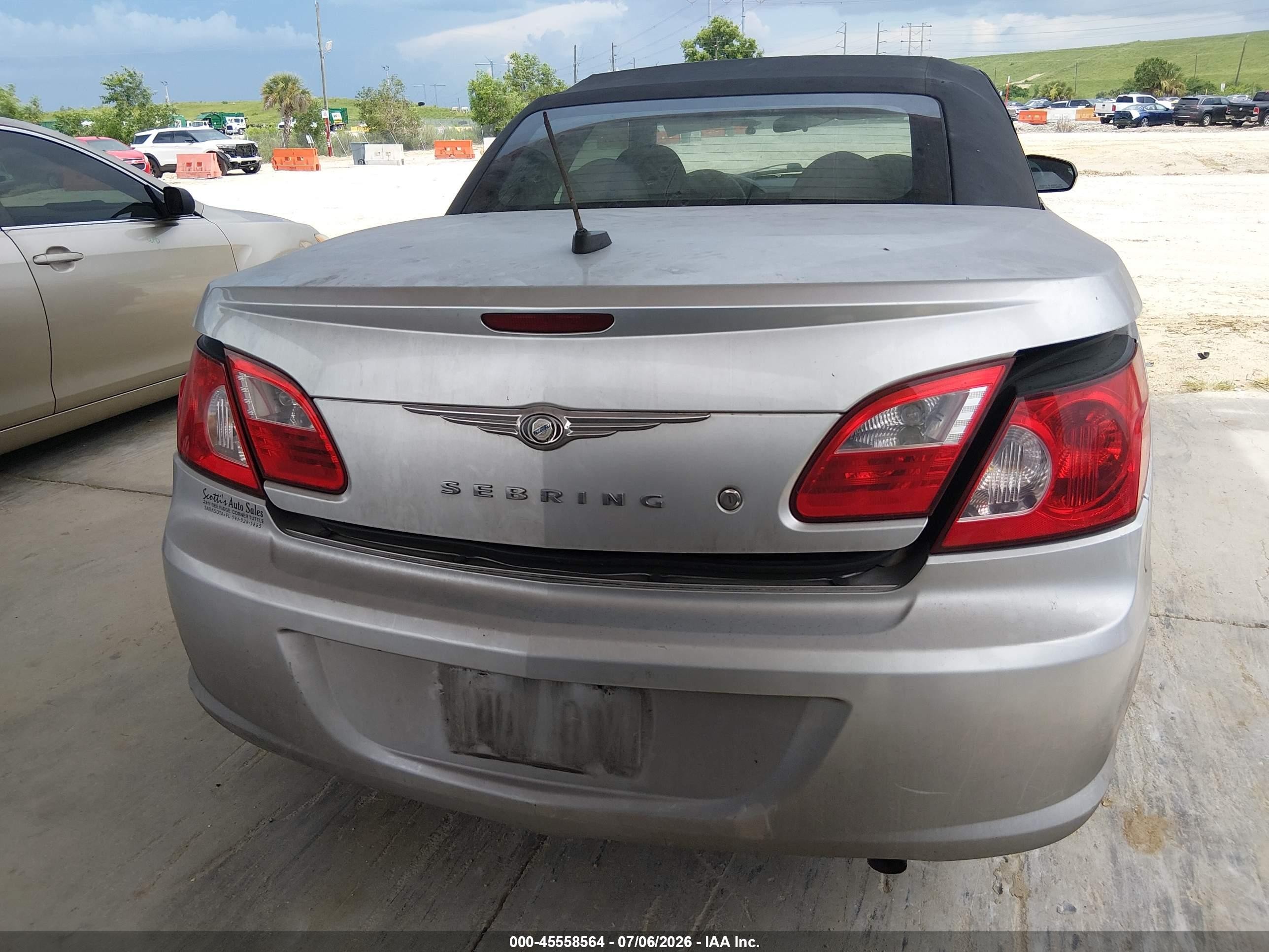 2008 Chrysler Sebring Lx Silver vin: 1C3LC45K08N209182