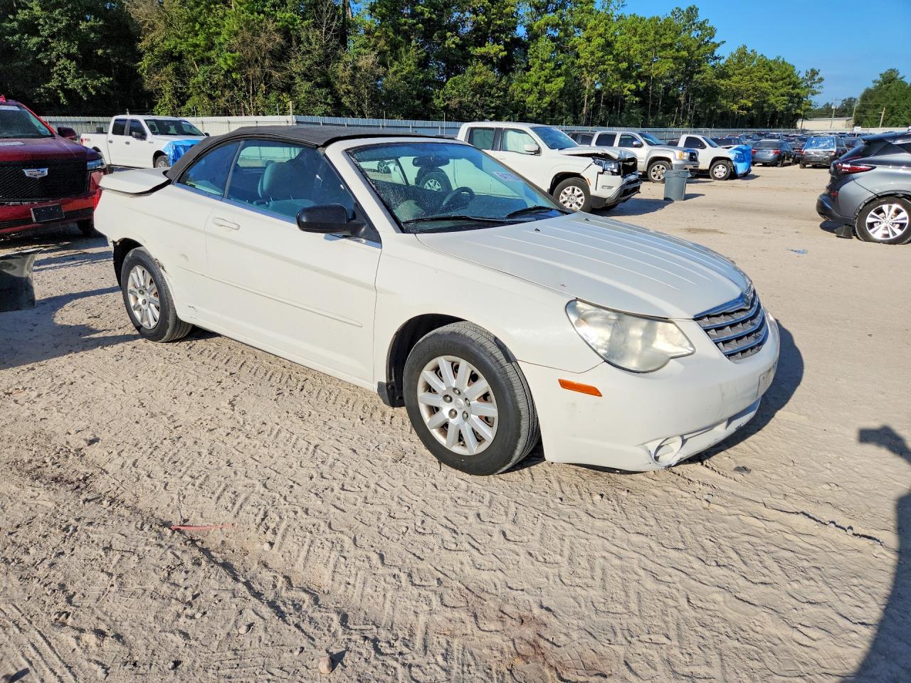 2008 Chrysler Sebring White vin: 1C3LC45K18N249609