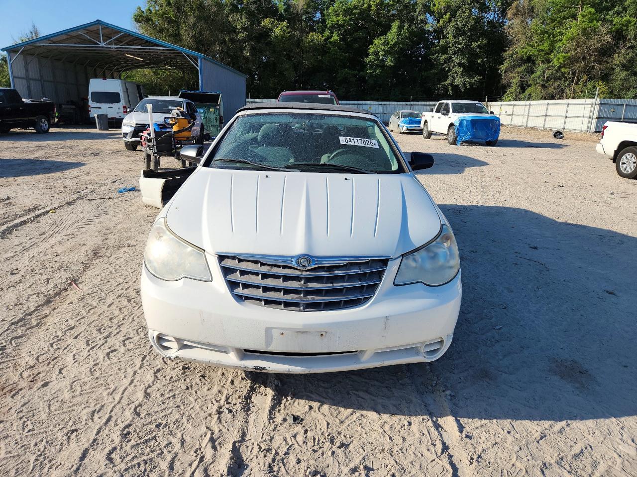 2008 Chrysler Sebring White vin: 1C3LC45K18N249609