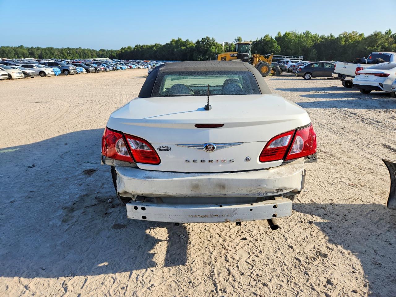 2008 Chrysler Sebring White vin: 1C3LC45K18N249609