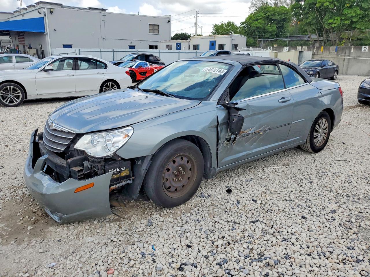 2008 Chrysler Sebring Silver vin: 1C3LC45K28N171180