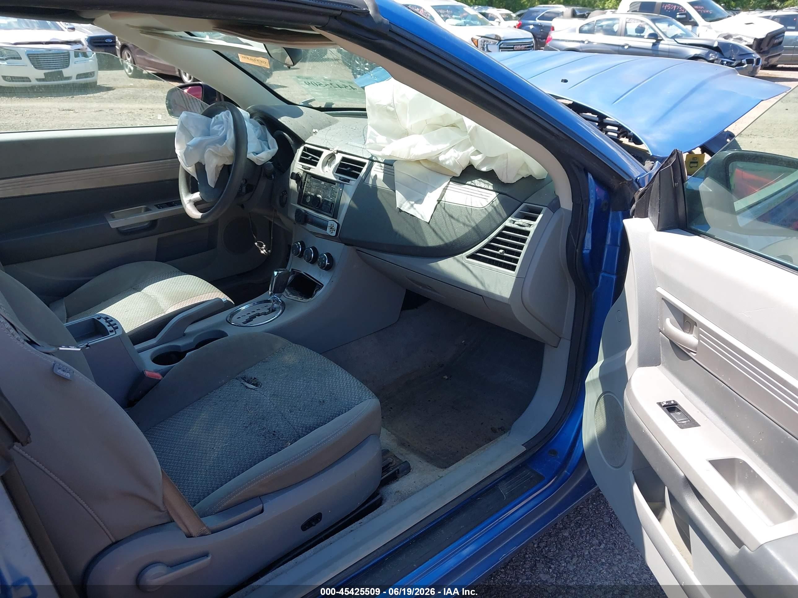 2008 Chrysler Sebring Lx Blue vin: 1C3LC45K28N224539