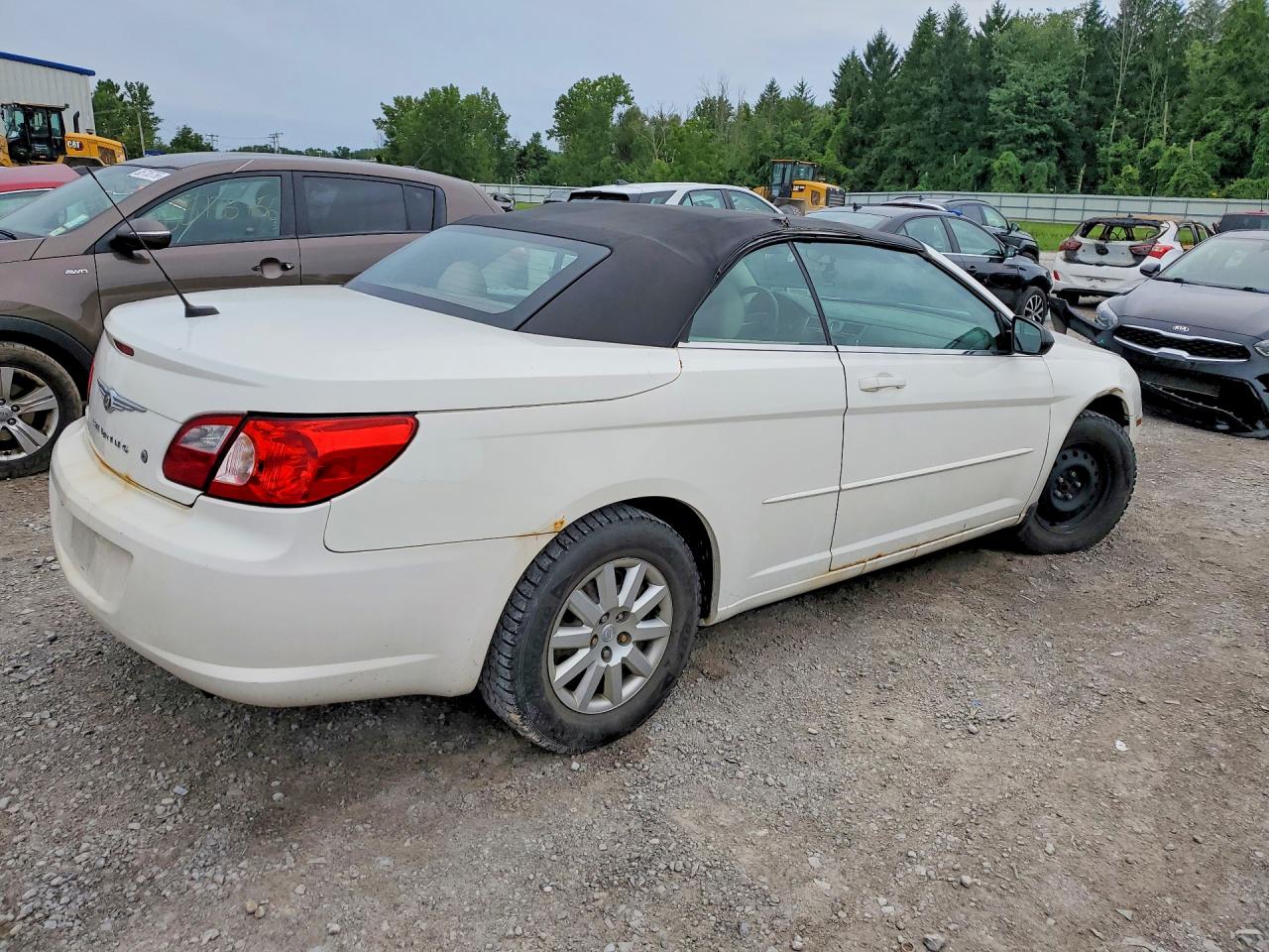 2008 Chrysler Sebring White vin: 1C3LC45K48N209508