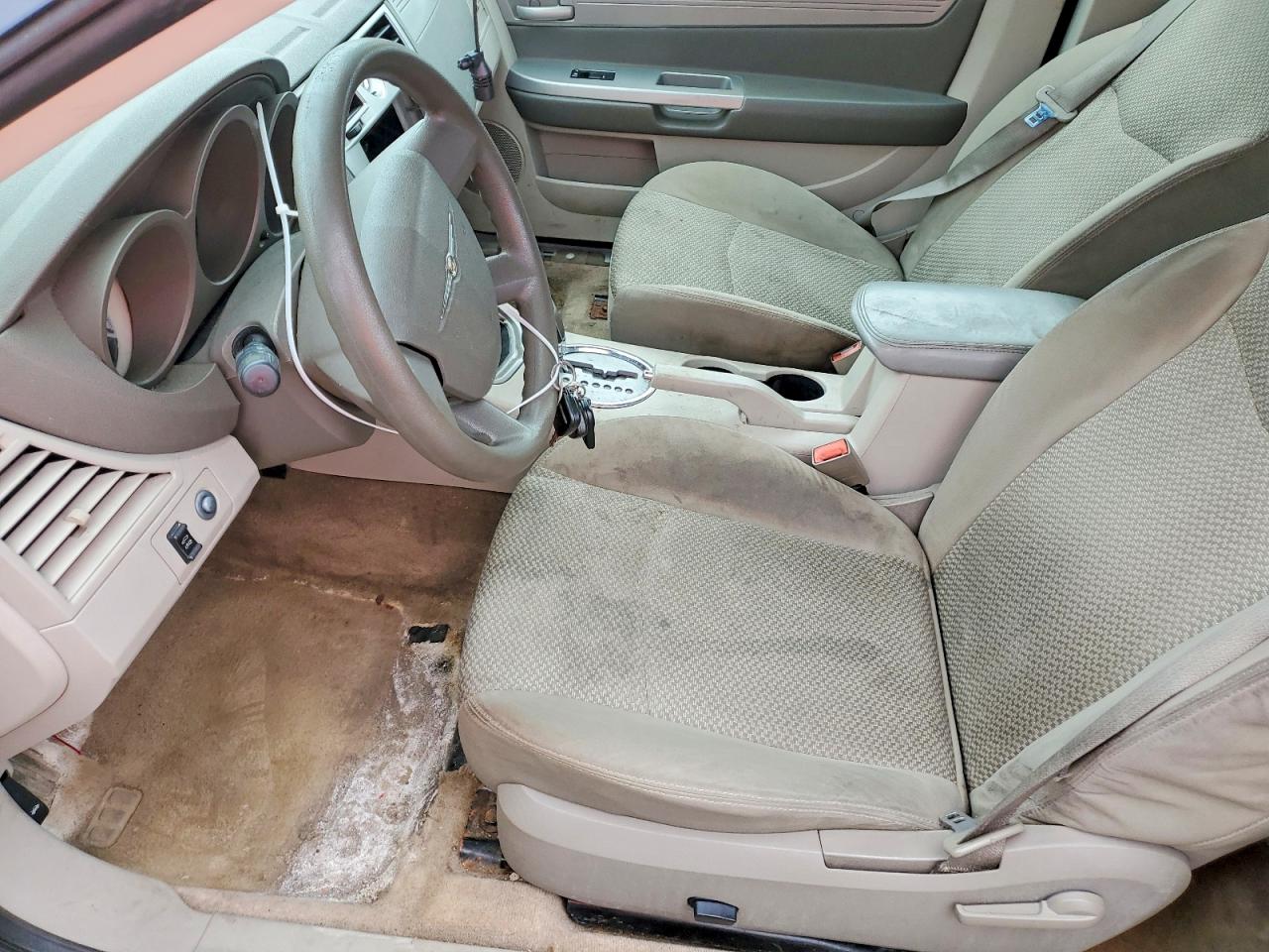 2008 Chrysler Sebring White vin: 1C3LC45K48N209508