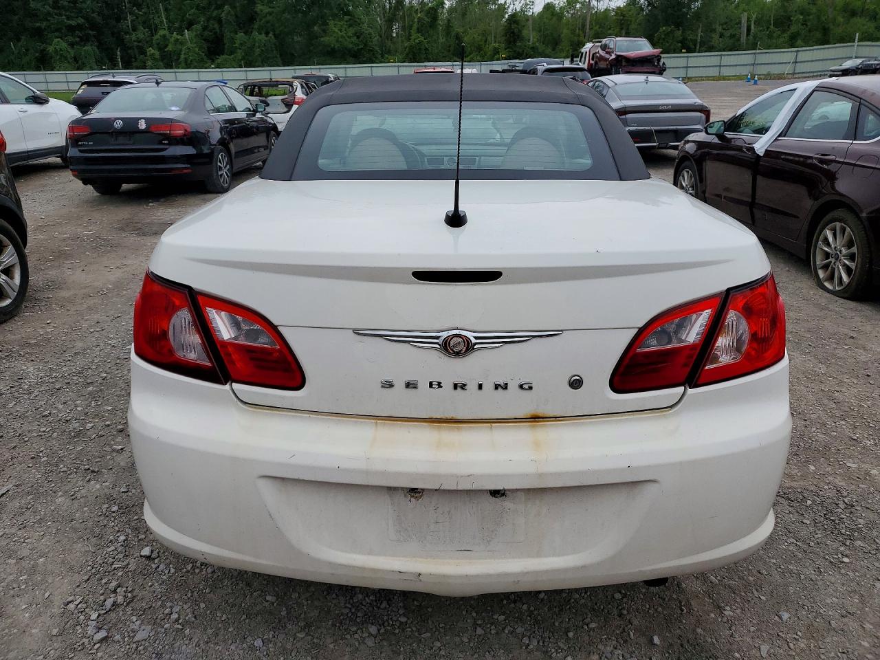 2008 Chrysler Sebring White vin: 1C3LC45K48N209508
