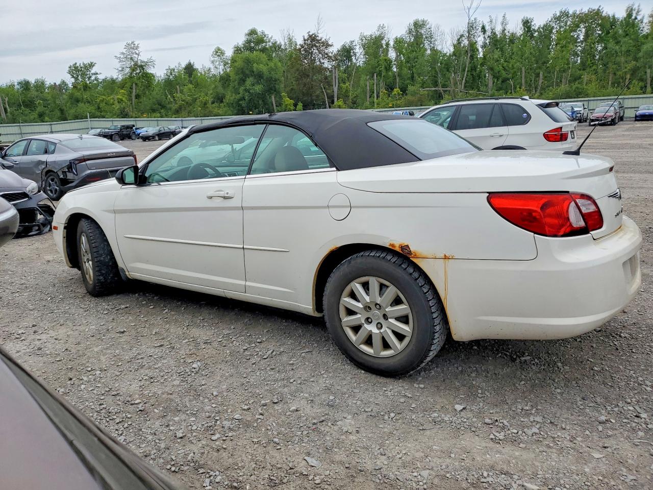 2008 Chrysler Sebring White vin: 1C3LC45K48N209508