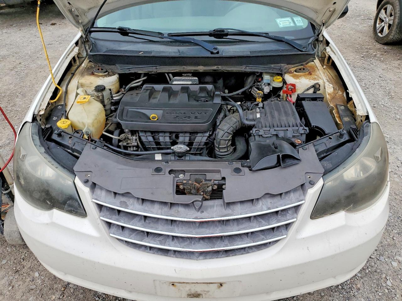 2008 Chrysler Sebring White vin: 1C3LC45K48N209508