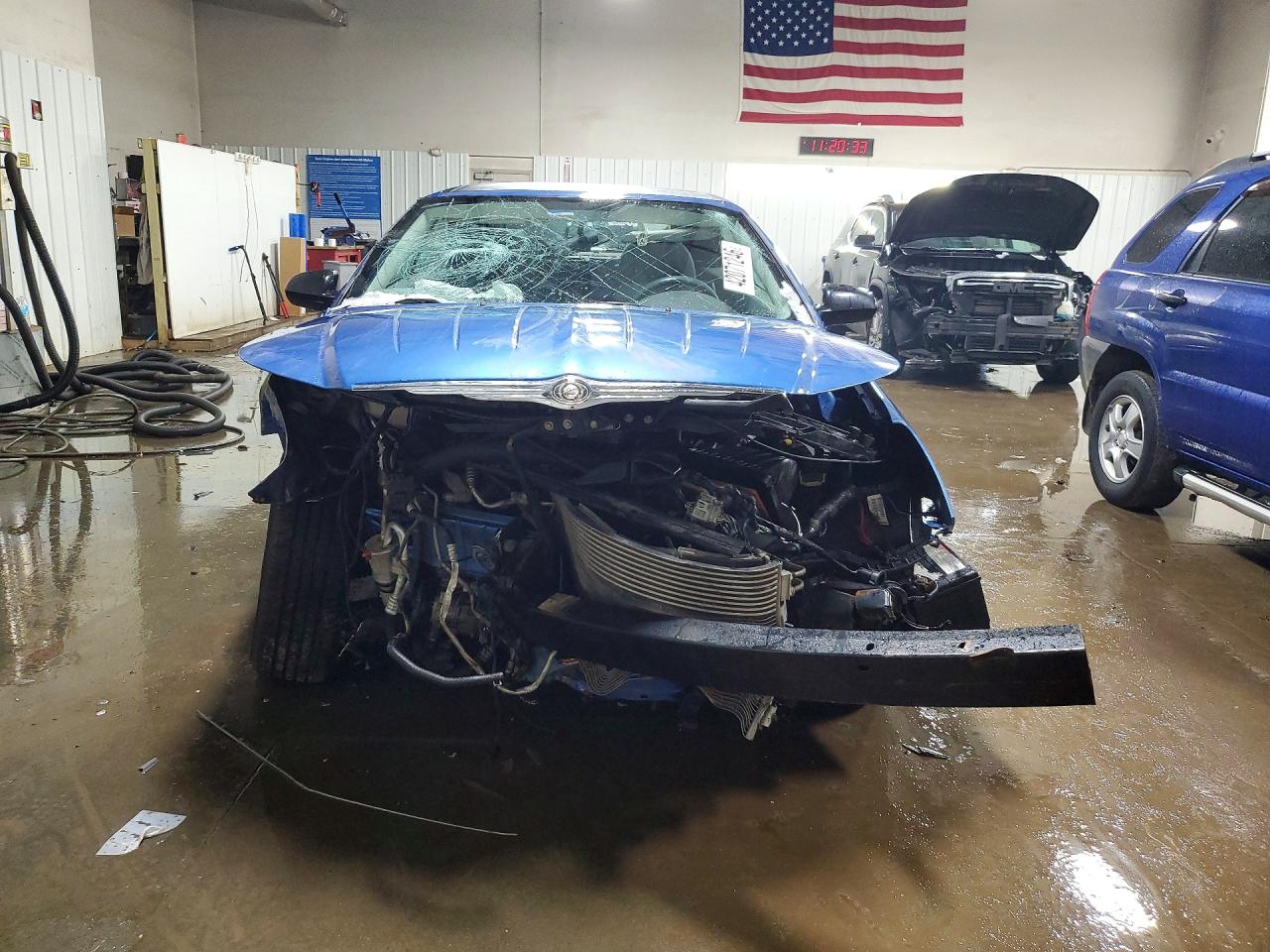 2008 Chrysler Sebring Blue vin: 1C3LC45K48N230827