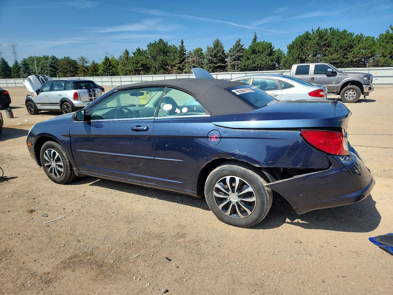 2008 Chrysler Sebring Blue vin: 1C3LC45K48N608855