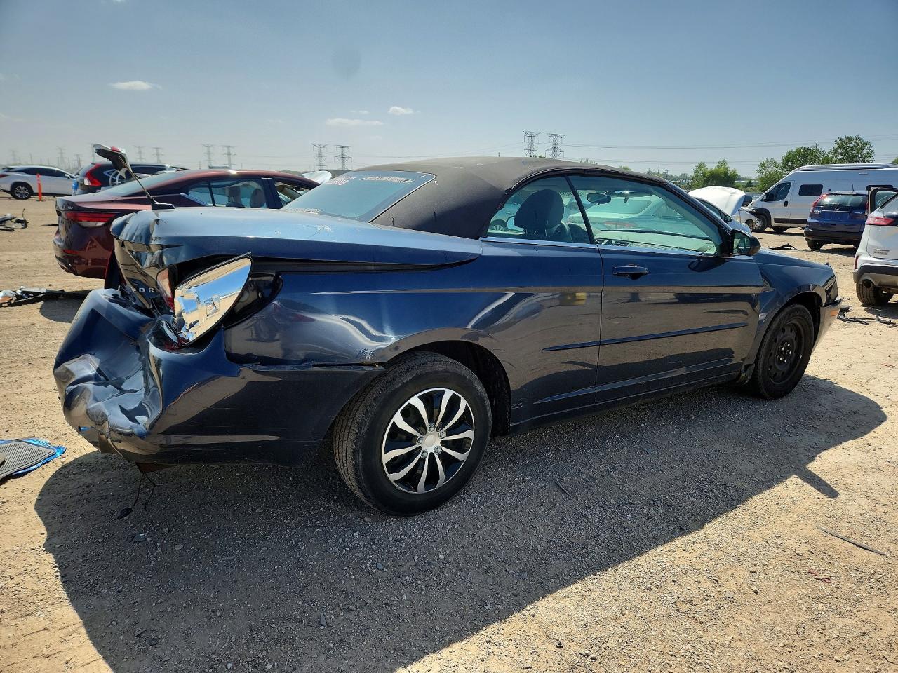 2008 Chrysler Sebring Blue vin: 1C3LC45K48N608855