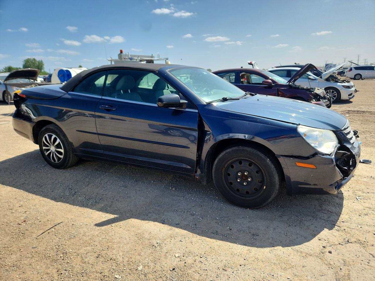 2008 Chrysler Sebring Blue vin: 1C3LC45K48N608855