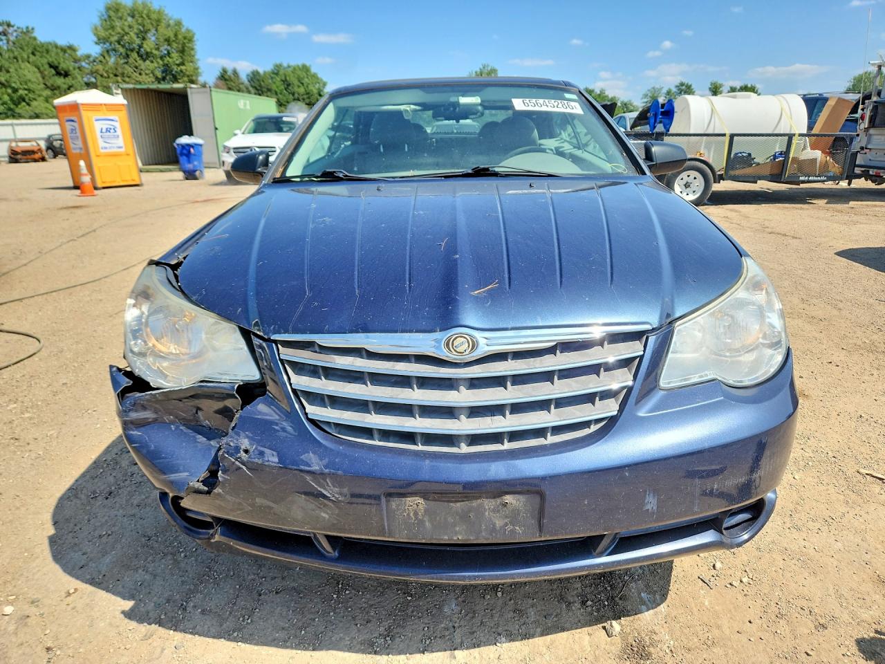 2008 Chrysler Sebring Blue vin: 1C3LC45K48N608855