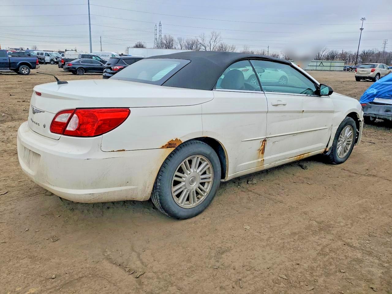 2008 Chrysler Sebring White vin: 1C3LC45K78N284493