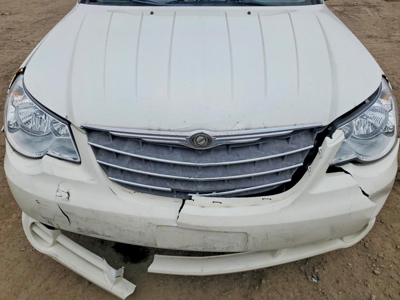2008 Chrysler Sebring White vin: 1C3LC45K78N284493