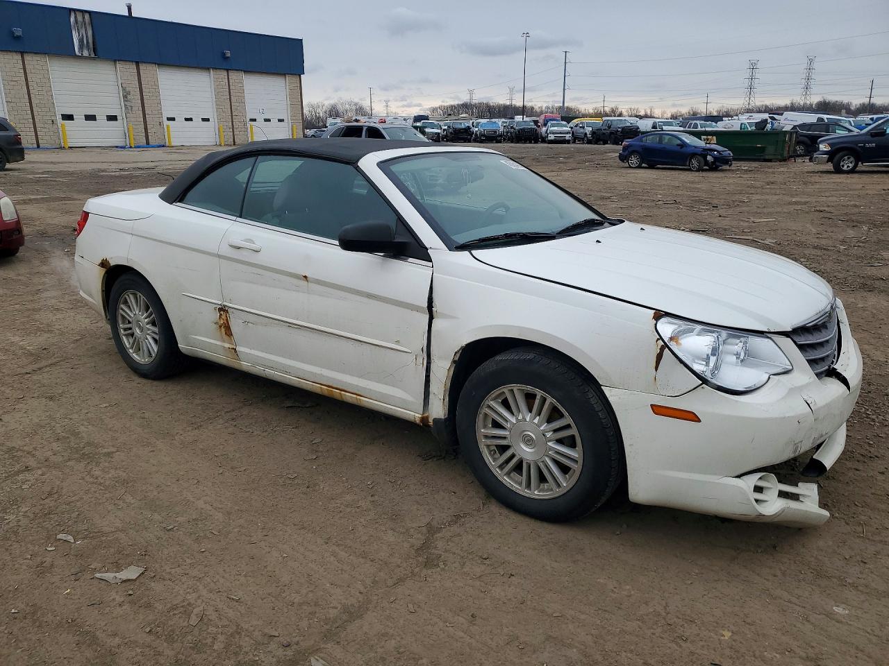 2008 Chrysler Sebring White vin: 1C3LC45K78N284493
