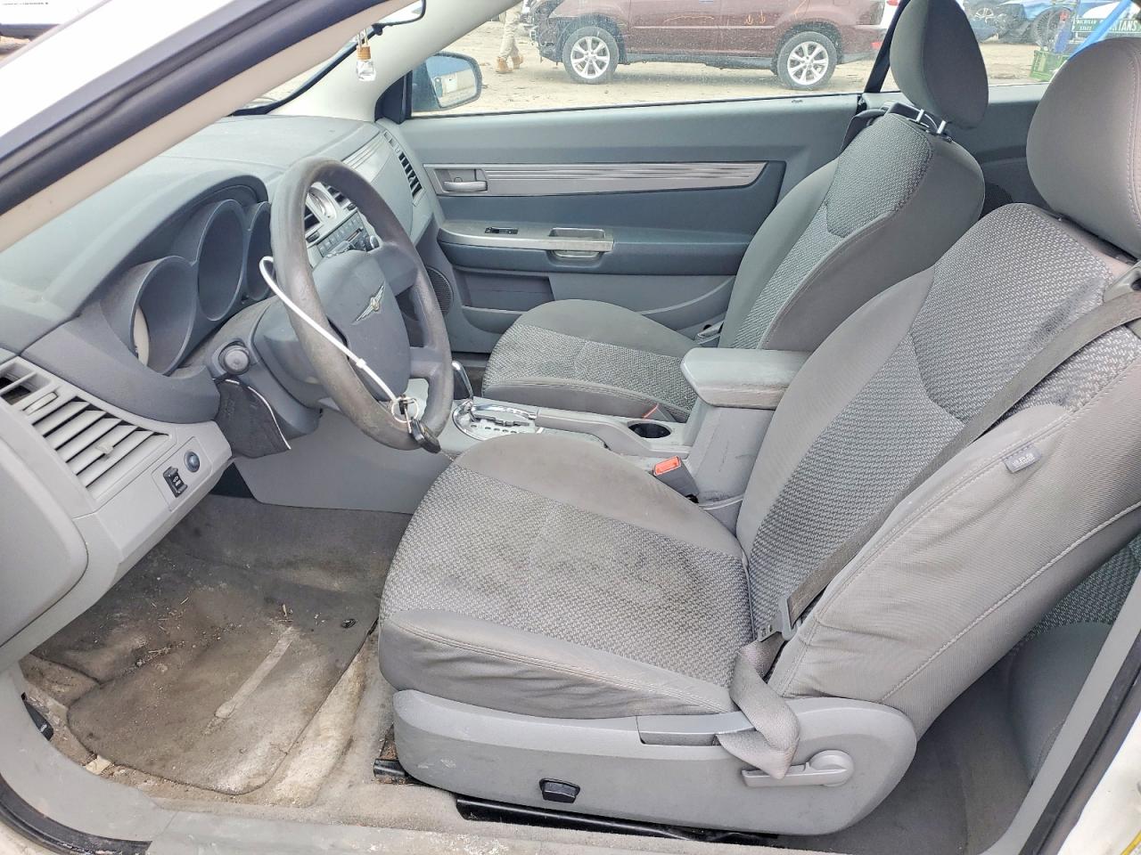 2008 Chrysler Sebring White vin: 1C3LC45K78N284493