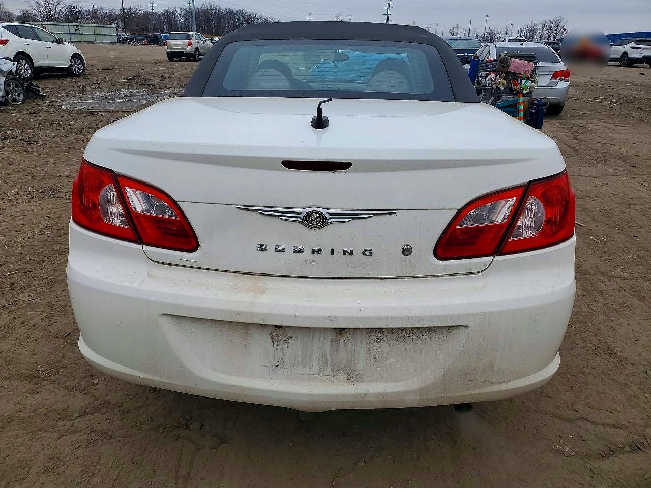 2008 Chrysler Sebring White vin: 1C3LC45K78N284493