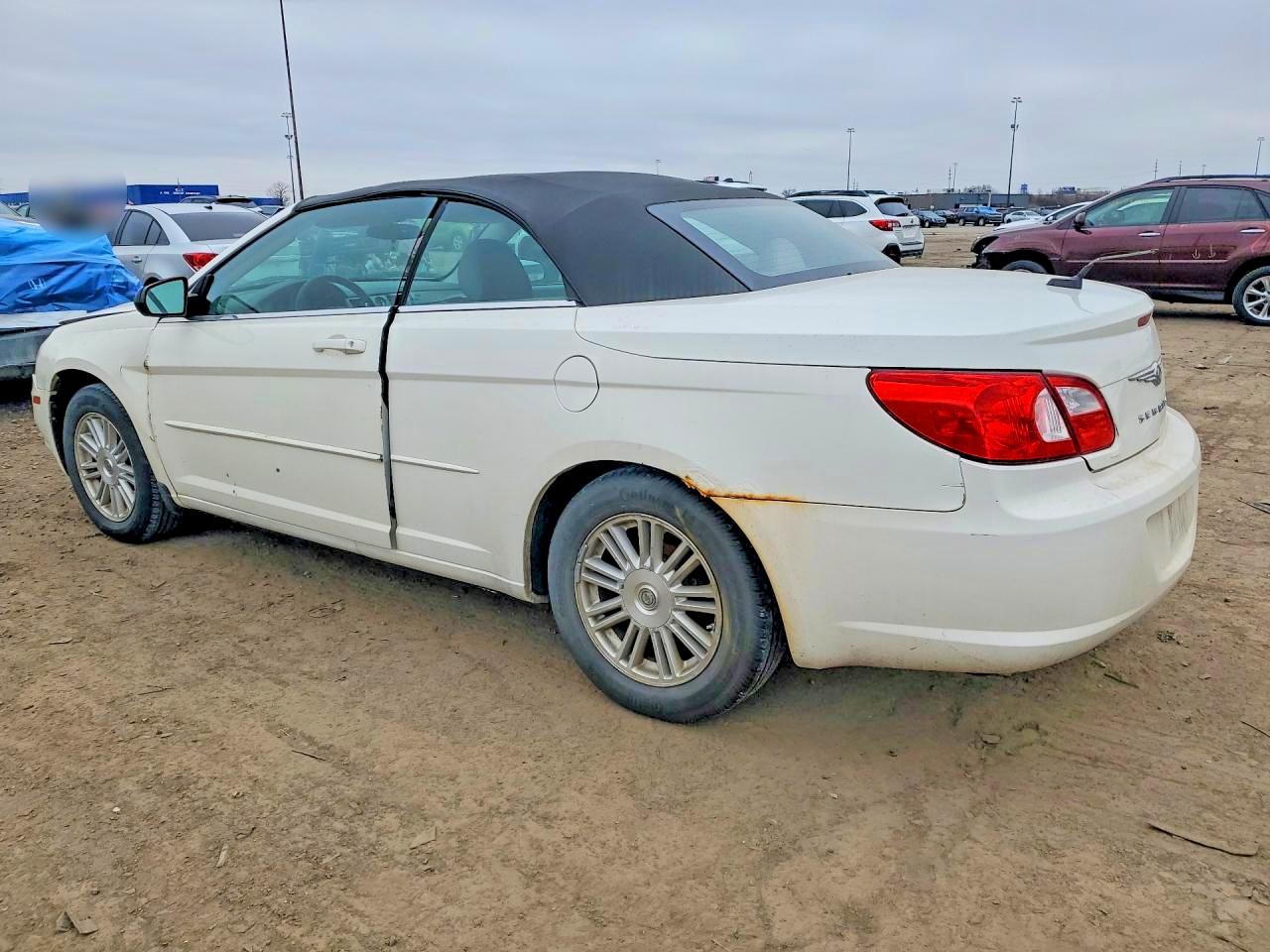 2008 Chrysler Sebring White vin: 1C3LC45K78N284493