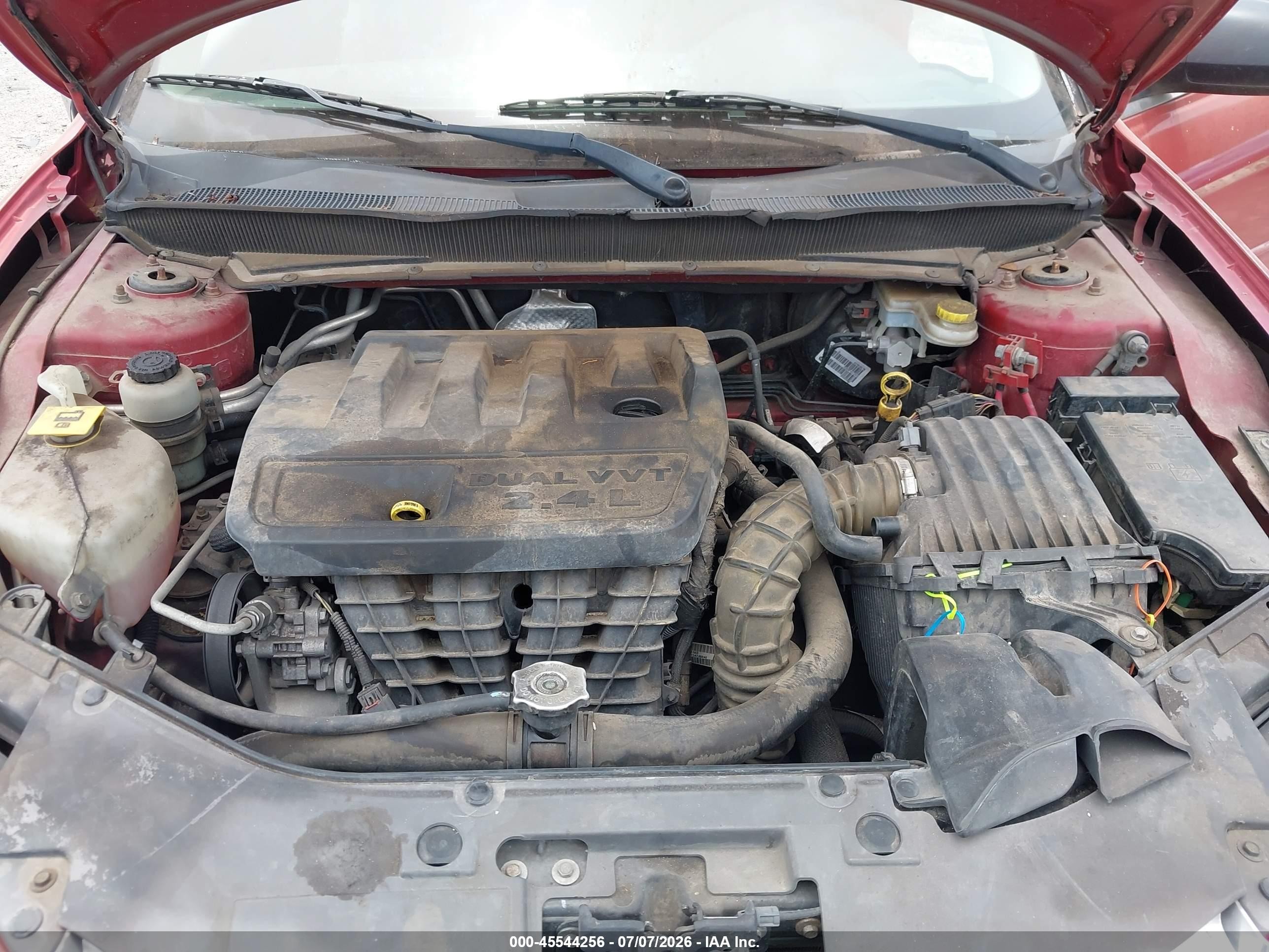 2008 Chrysler Sebring Lx Red vin: 1C3LC45K78N642854
