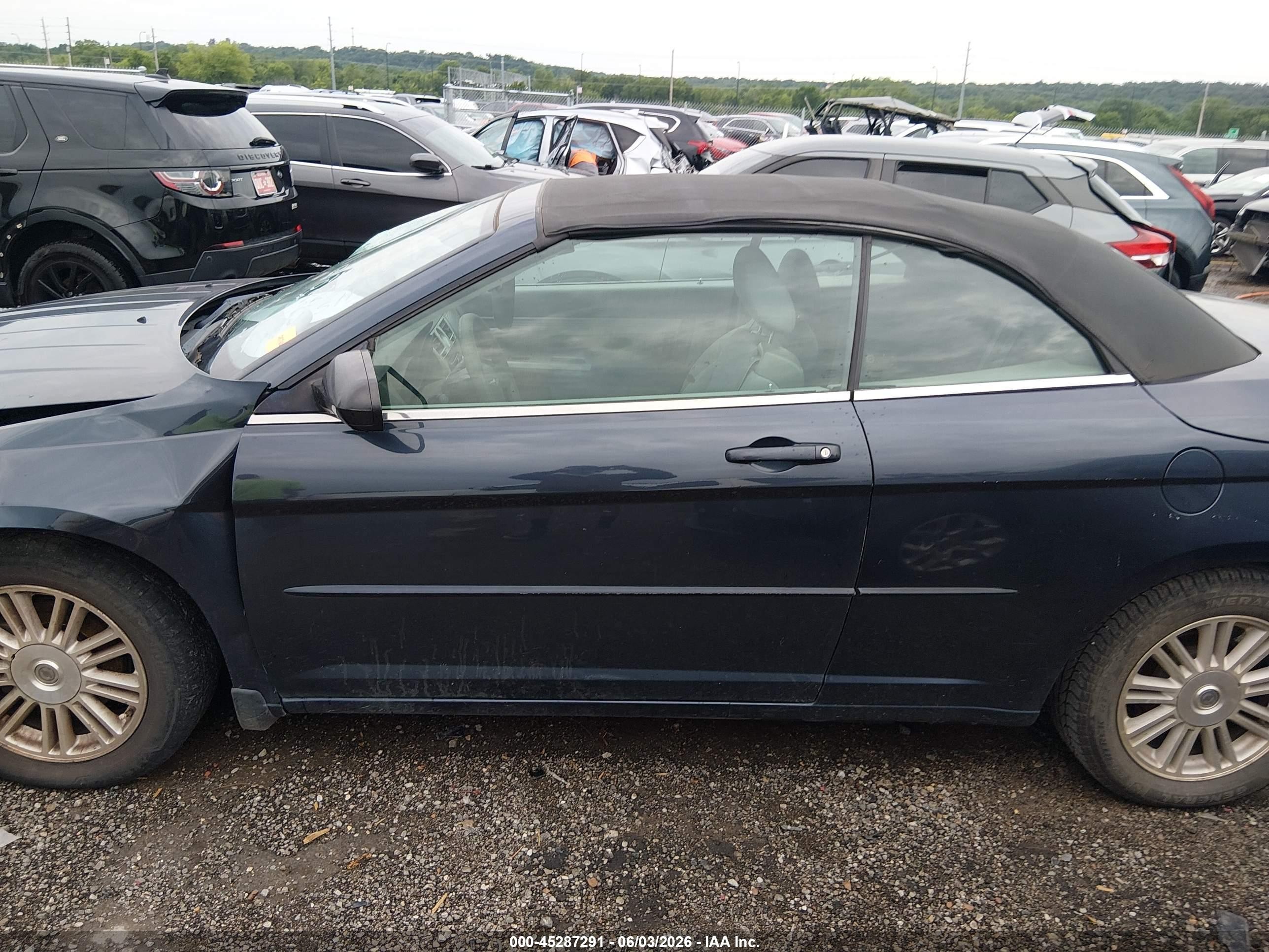 2008 Chrysler Sebring Lx Blue vin: 1C3LC45K88N253527