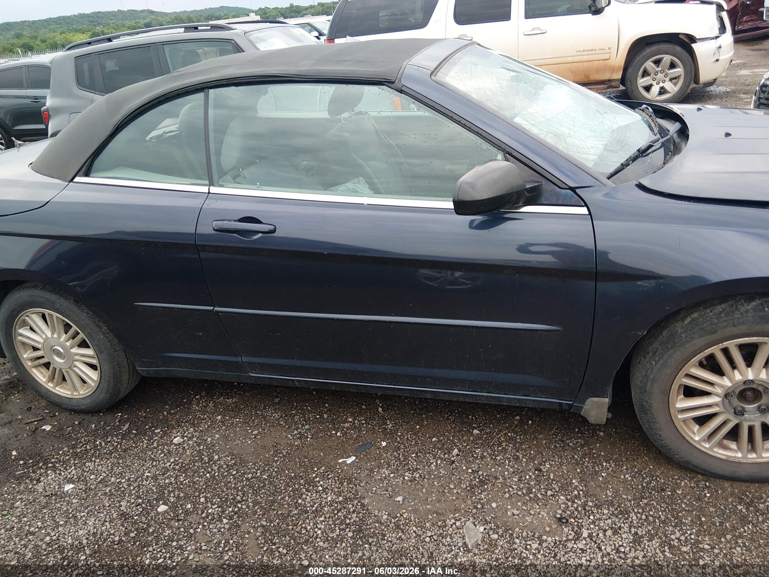 2008 Chrysler Sebring Lx Blue vin: 1C3LC45K88N253527