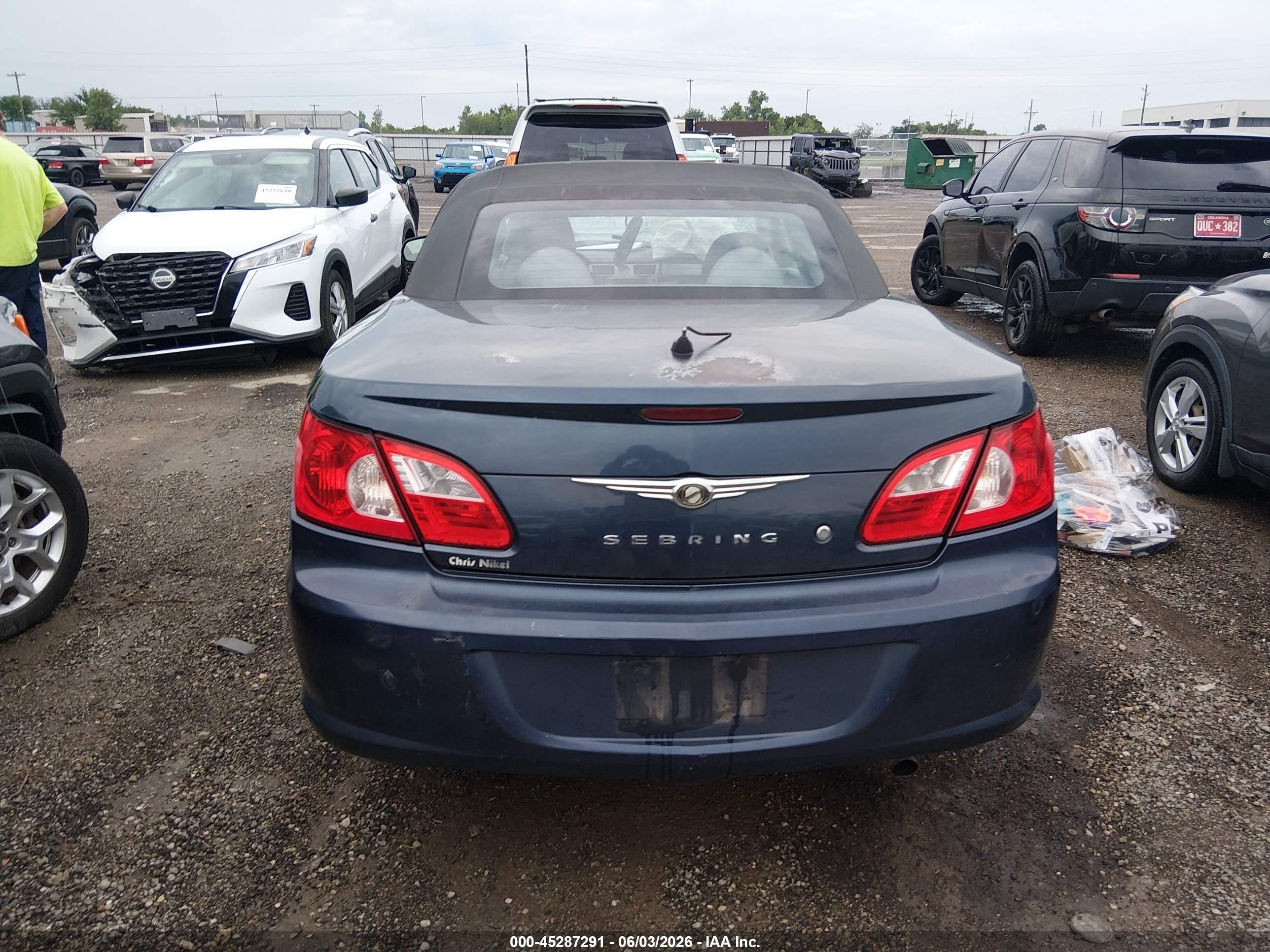 2008 Chrysler Sebring Lx Blue vin: 1C3LC45K88N253527