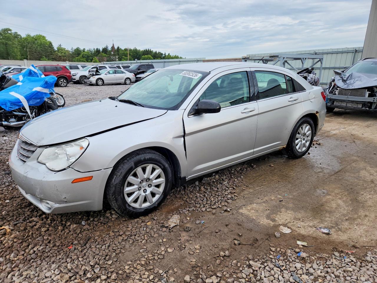 2009 Chrysler Sebring Lx Серебряный vin: 1C3LC46B09N517968