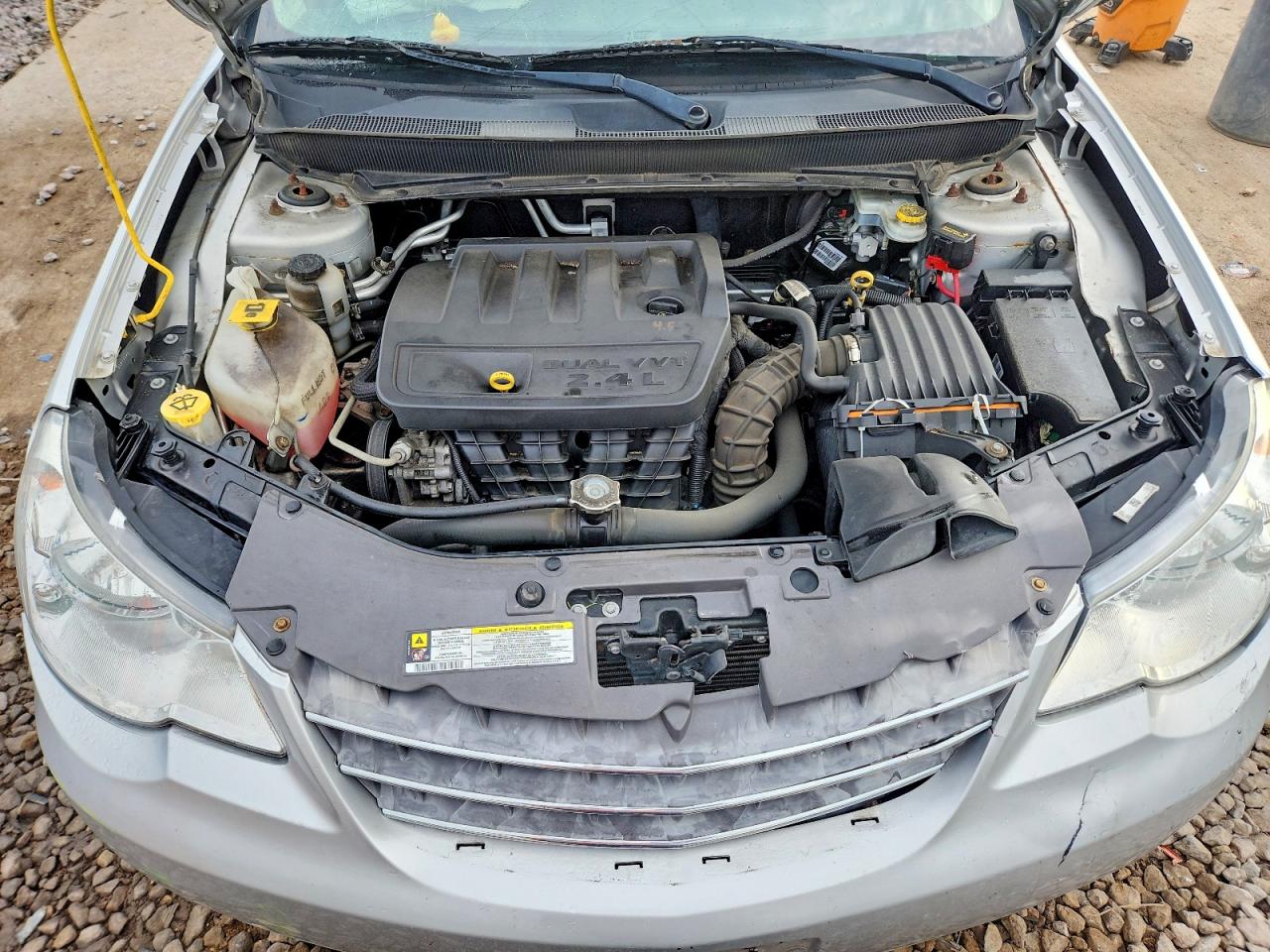 2009 Chrysler Sebring Lx Серебряный vin: 1C3LC46B09N517968